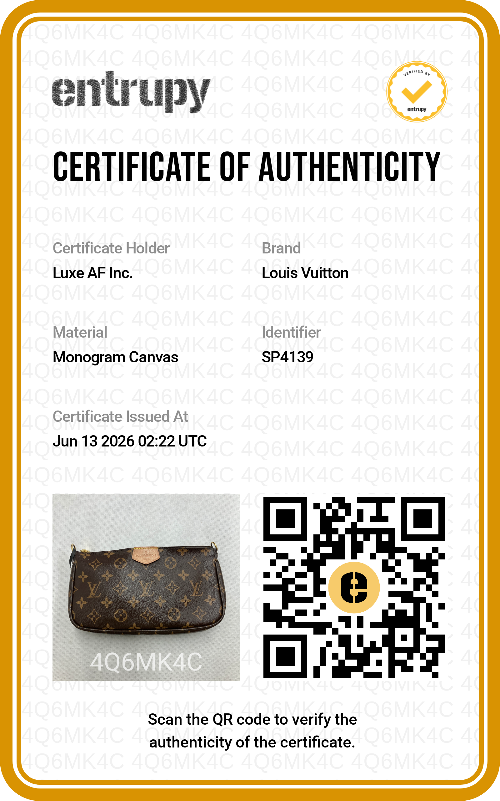 Louis Vuitton Brown Monogram Canvas Multi Pochette Accessoires LV3033