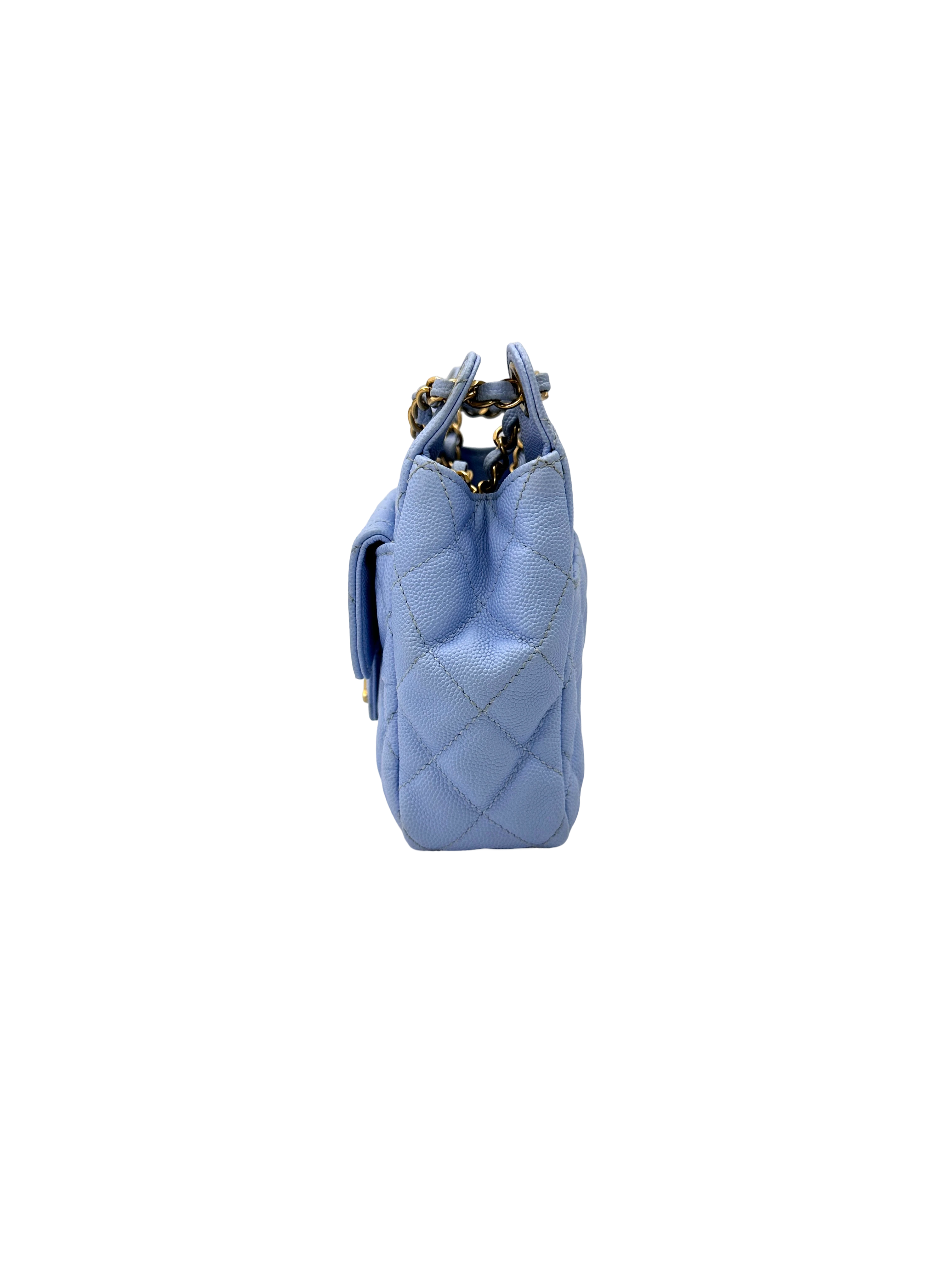 Chanel 23P Light Blue Quilted Leather Hobo Bag(TK***A8) IRIS245