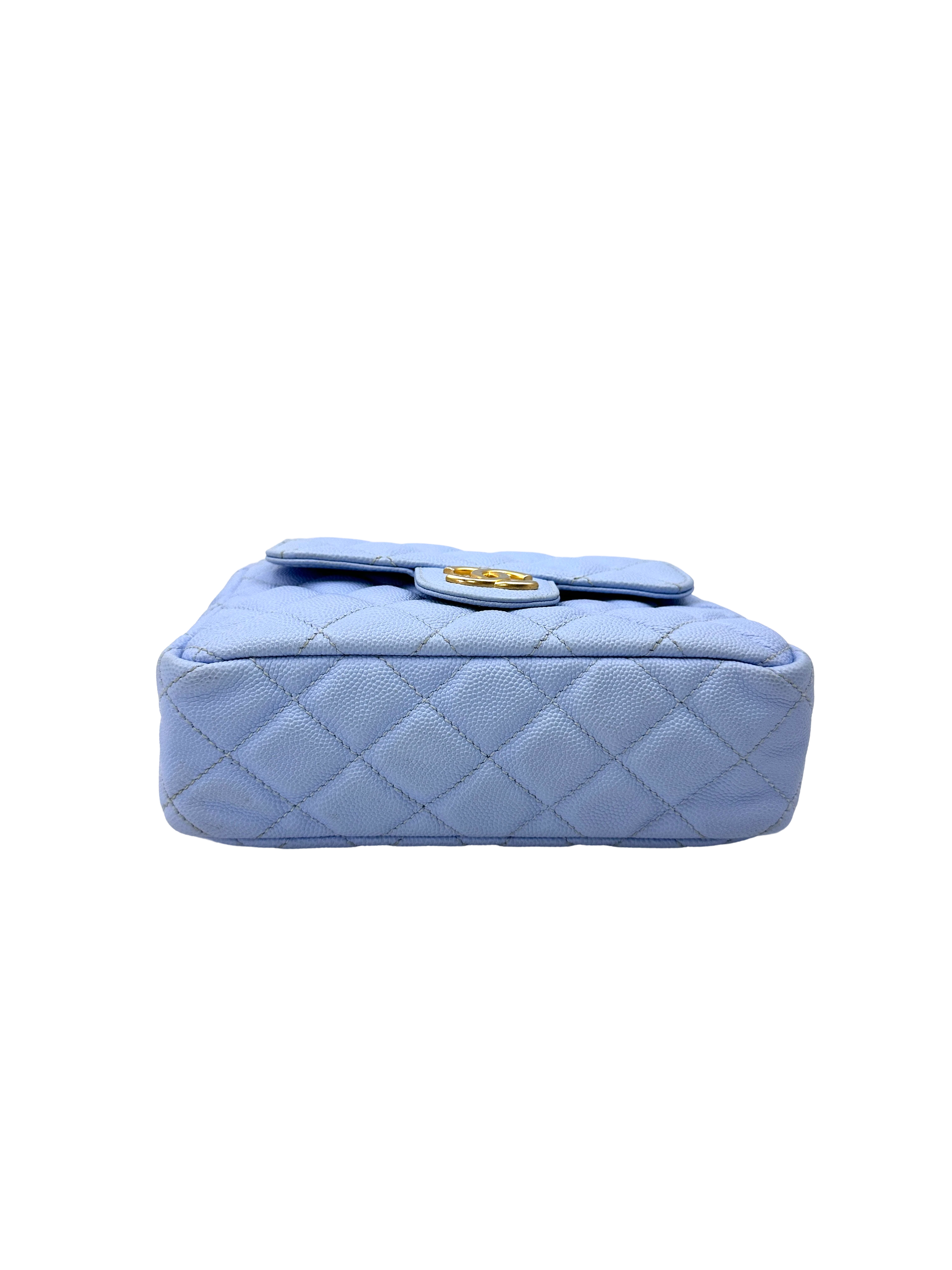Chanel 23P Light Blue Quilted Leather Hobo Bag(TK***A8) IRIS245