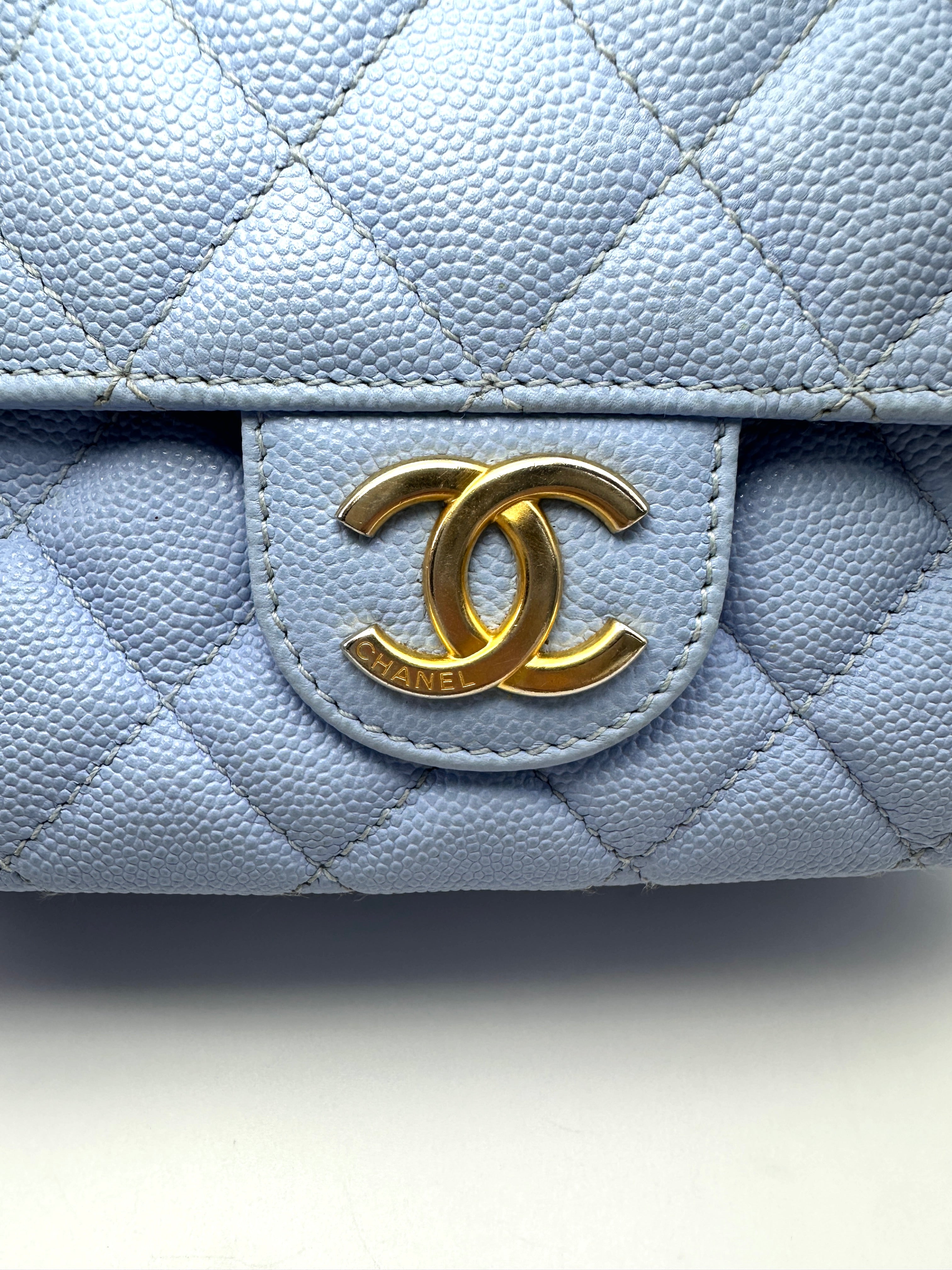Chanel 23P Light Blue Quilted Leather Hobo Bag(TK***A8) IRIS245