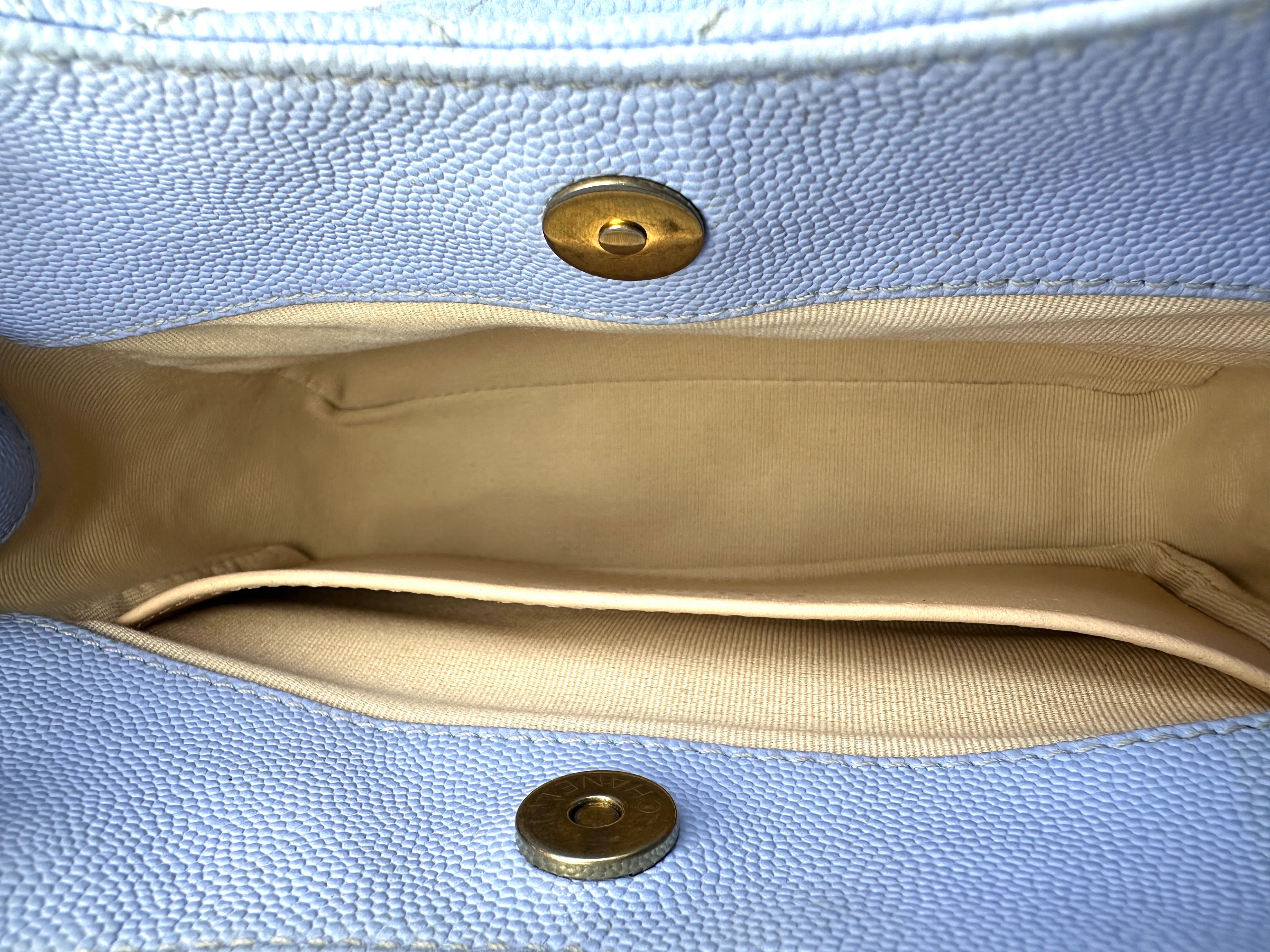 Chanel 23P Light Blue Quilted Leather Hobo Bag(TK***A8) IRIS245