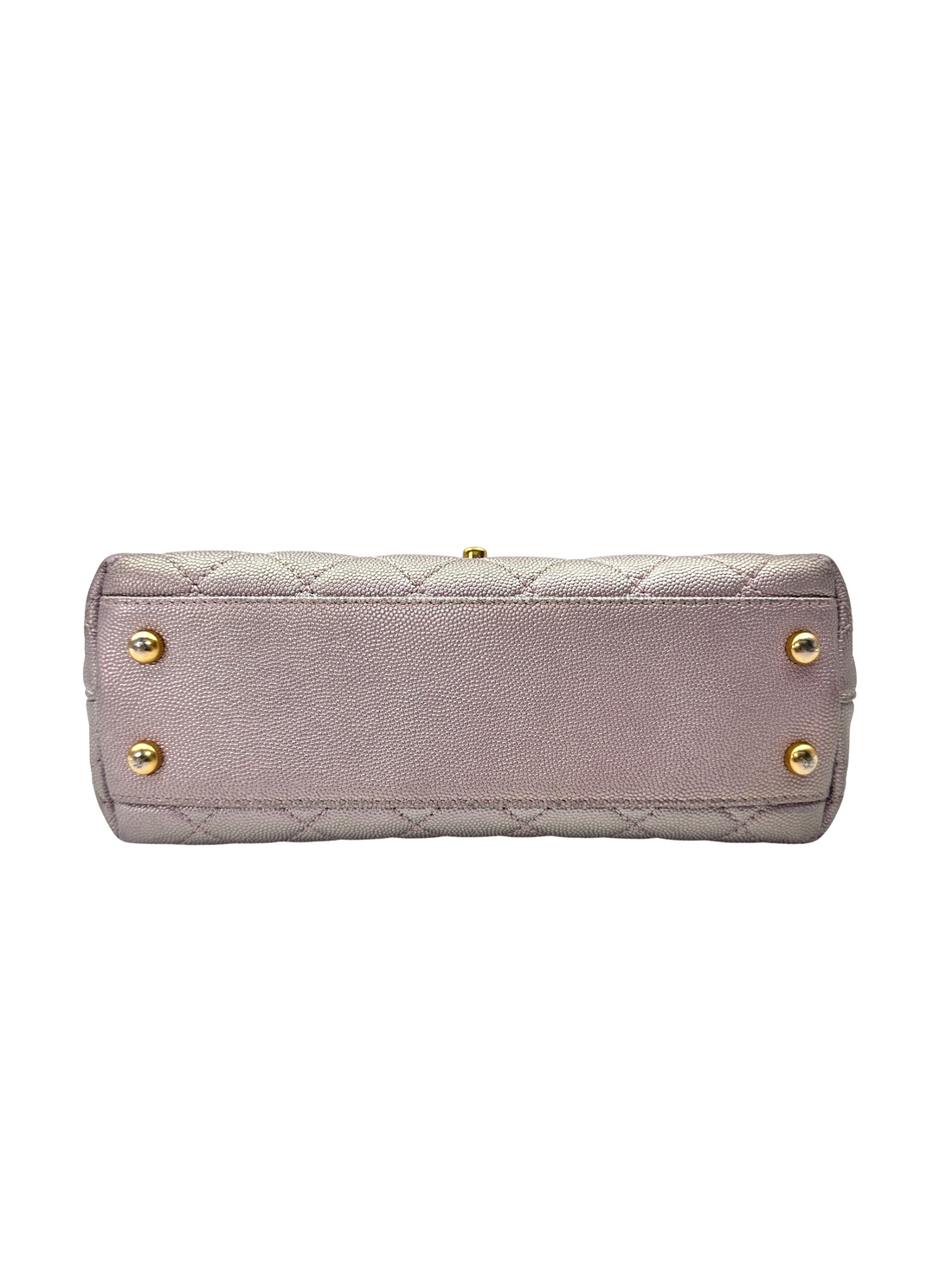 Chanel CoCo Handle Iridescent Purple Quilted Leather Small Size Shoulder Bag(GE***N0) IRIS244