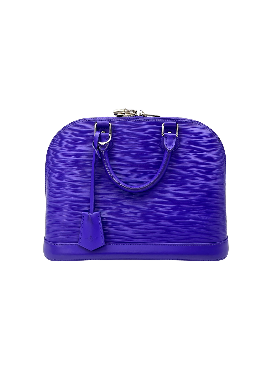 Louis Vuitton Alma Blue Epi Leather Handle Bag LV3042