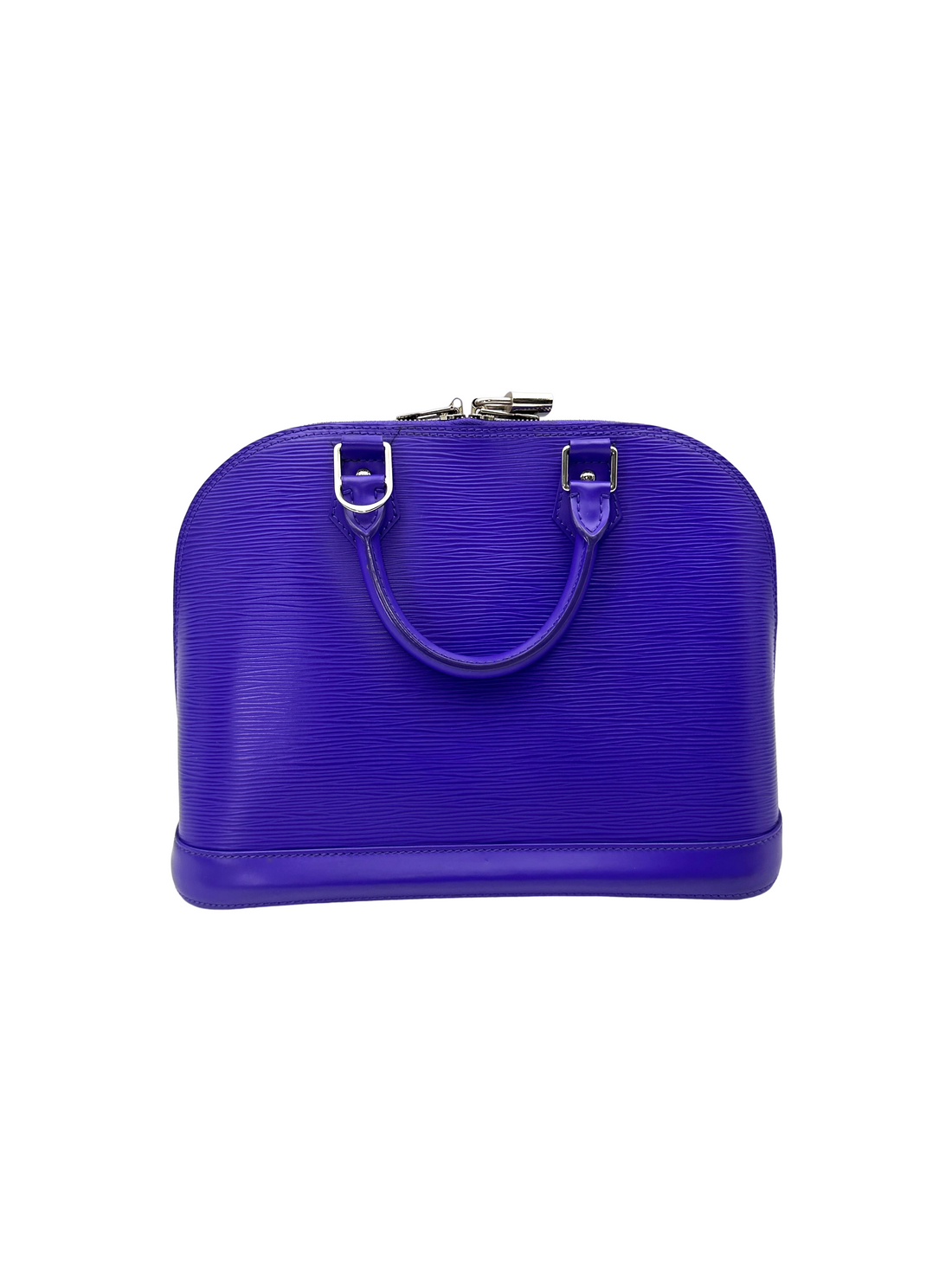 Louis Vuitton Alma Blue Epi Leather Handle Bag LV3042