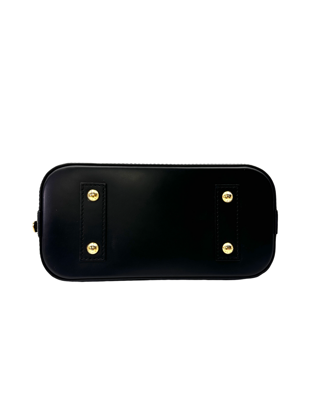 Louis Vuitton Alma BB Multicolor Flower Embellished Black Epi Leather Handle Bag LV3045