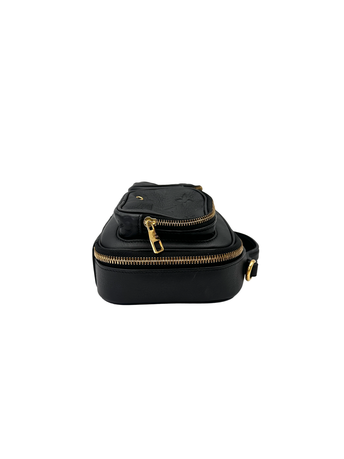 Louis Vuitton Utility Crossbody Black Empreinte Leather Handle Bag LV3046