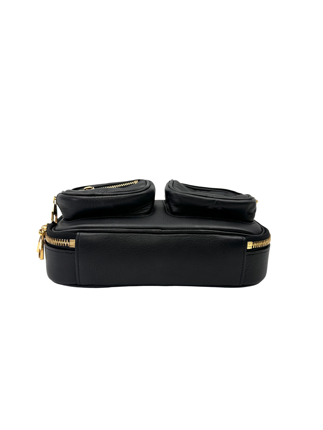 Louis Vuitton Utility Crossbody Black Empreinte Leather Handle Bag LV3046