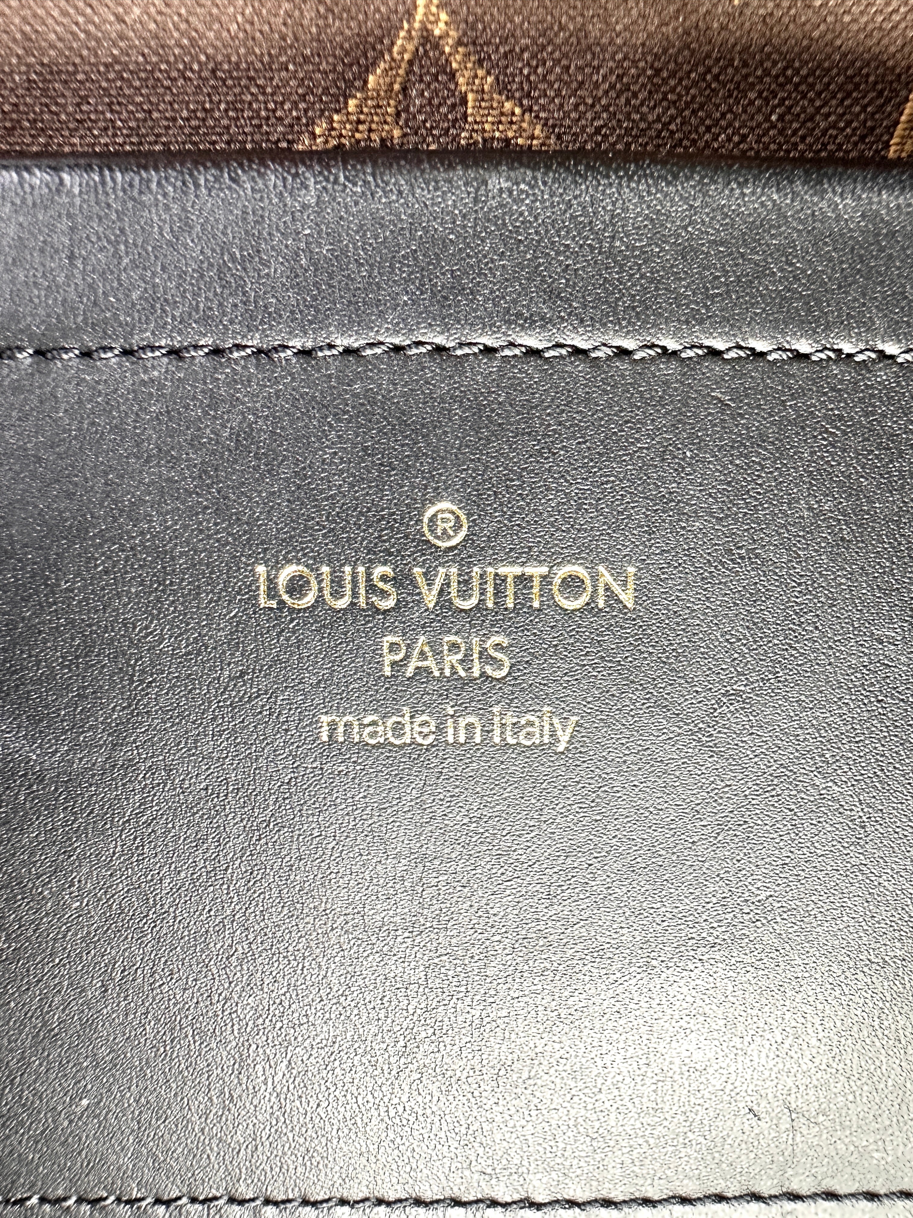 Louis Vuitton Utility Crossbody Black Empreinte Leather Handle Bag LV3046