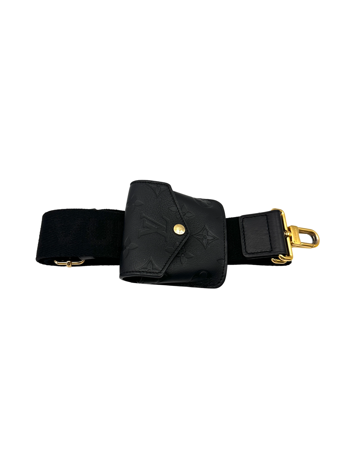Louis Vuitton Utility Crossbody Black Empreinte Leather Handle Bag LV3046