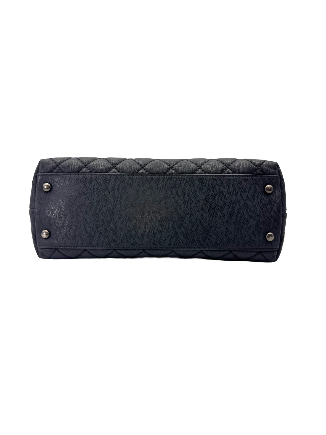Chanel CoCo Handle Black Quilted Leather Medium Size Shoulder Bag(21***95) CC2181