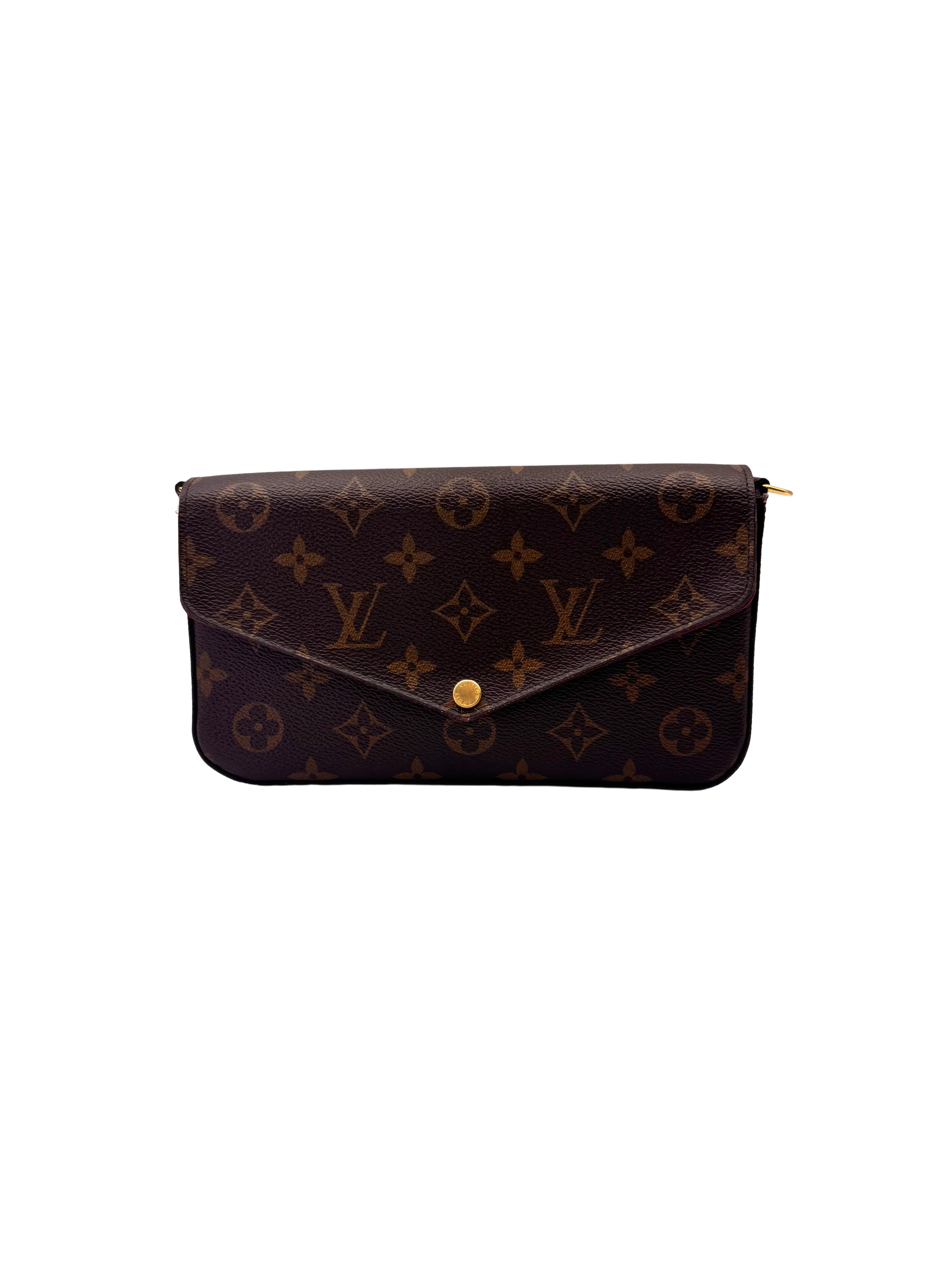 Louis Vuitton Brown Monogram Canvas Pochette Felicie LV3043