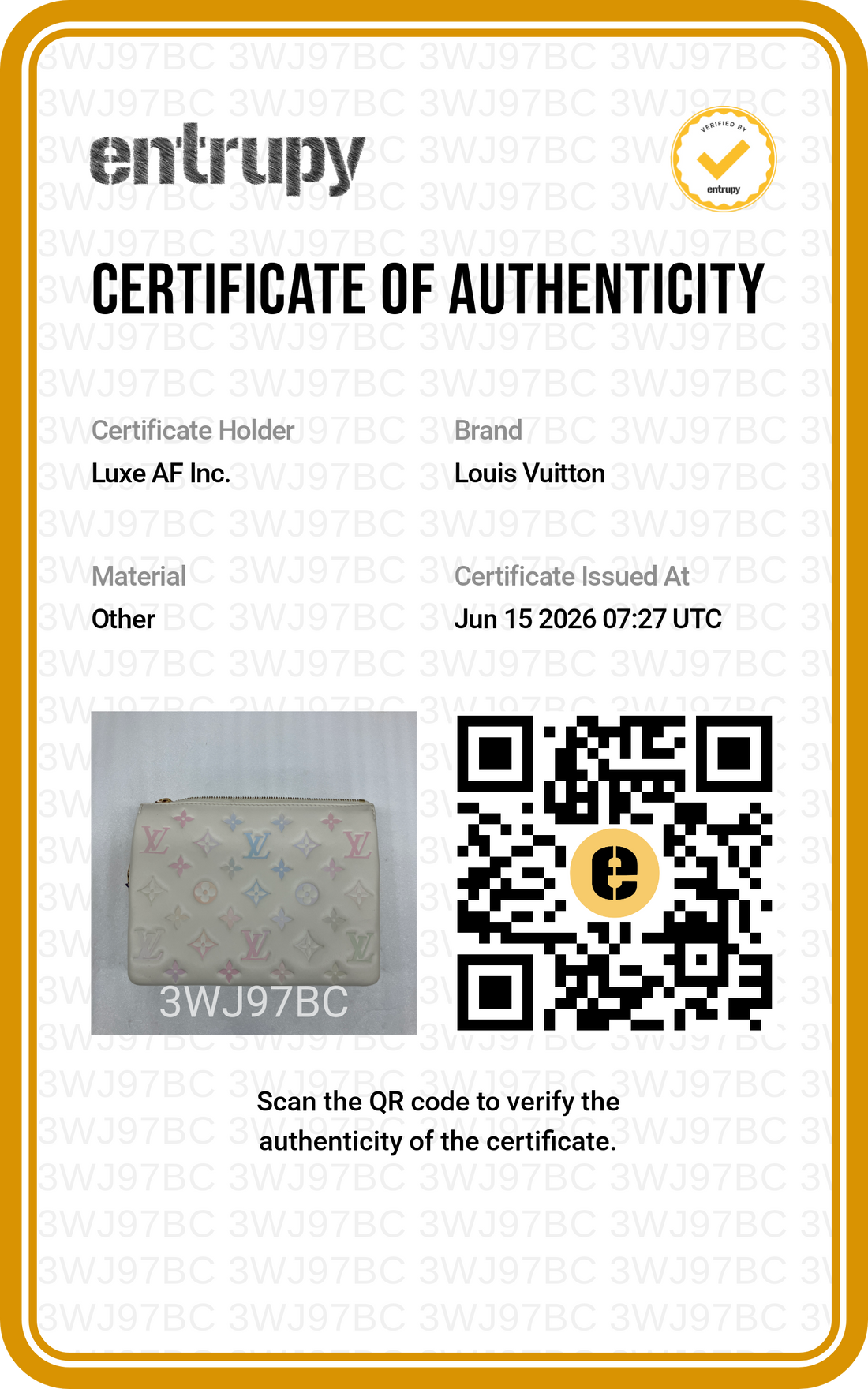 Louis Vuitton Coussin BB Milky Way White Monogram Embossed Puffy Leather Shoulder Bag LV3091