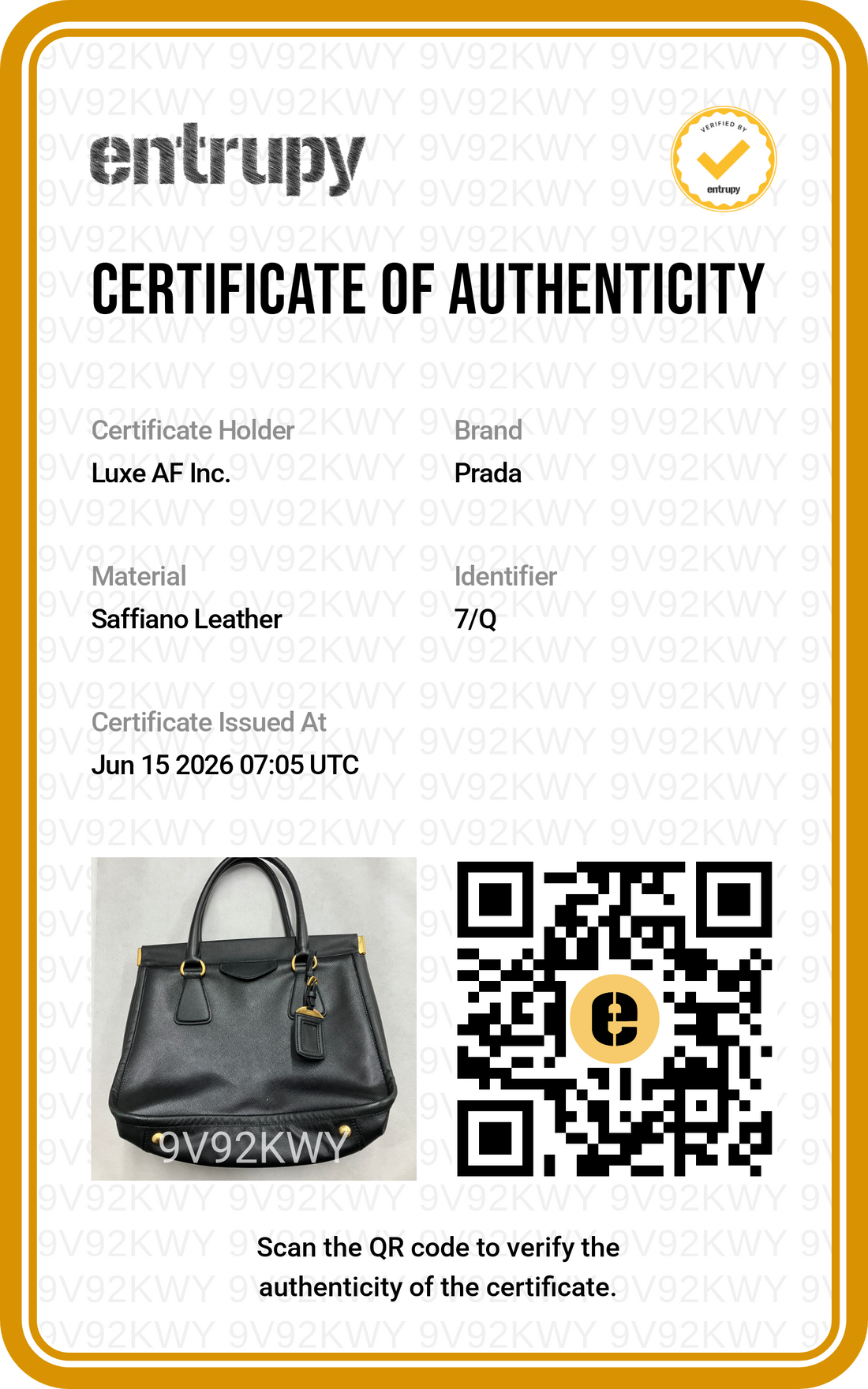 Prada Black Saffiano Cuir Leather Frame Tote Bag PR490