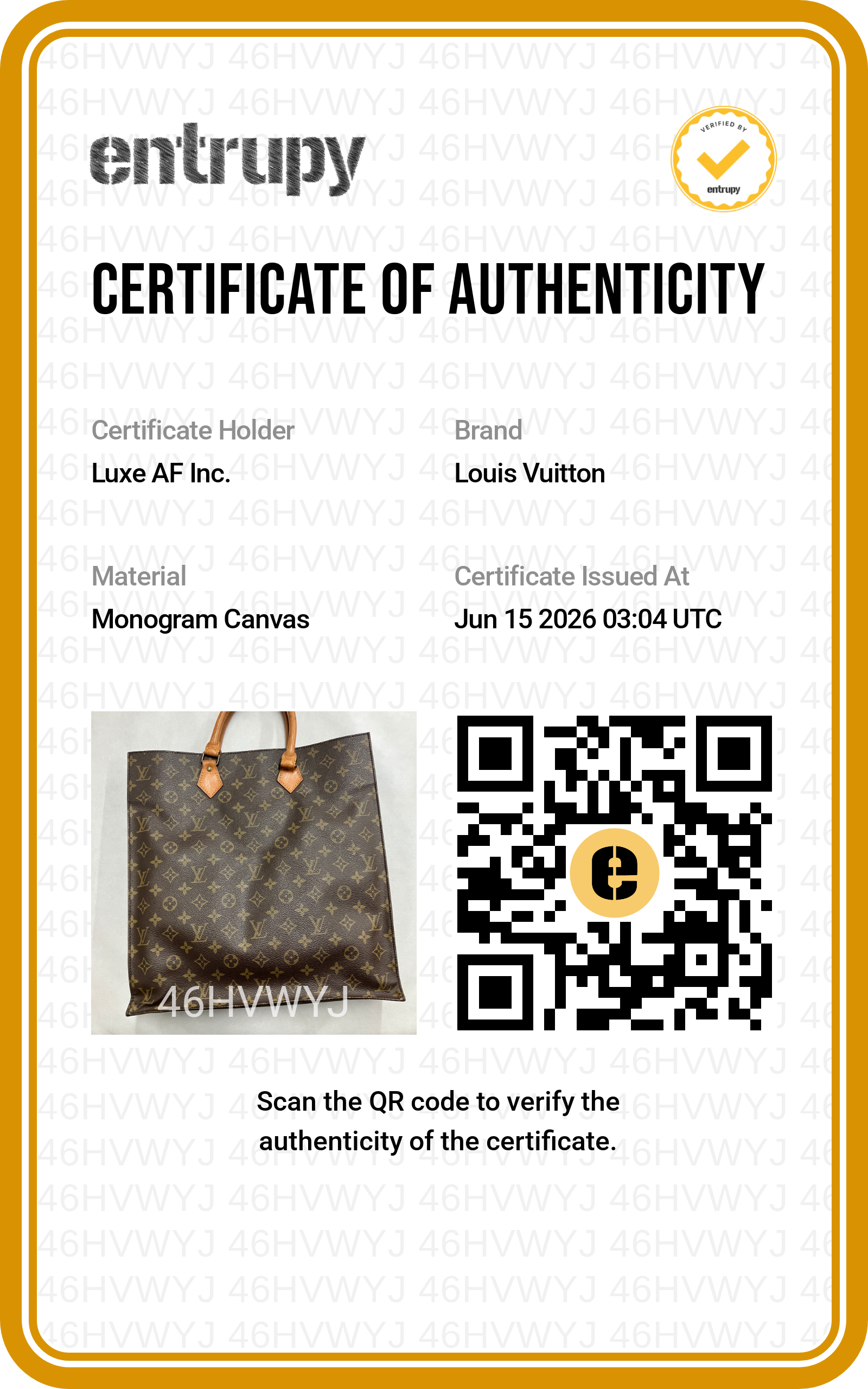 Louis Vuitton Sac Plat GM Monogram Canvas Handle Bag LV3097