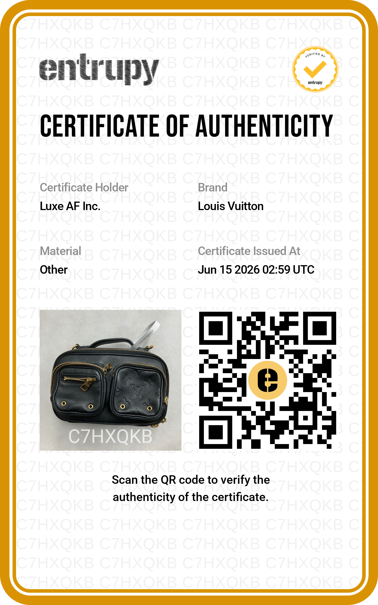 Louis Vuitton Utility Crossbody Black Empreinte Leather Handle Bag LV3046