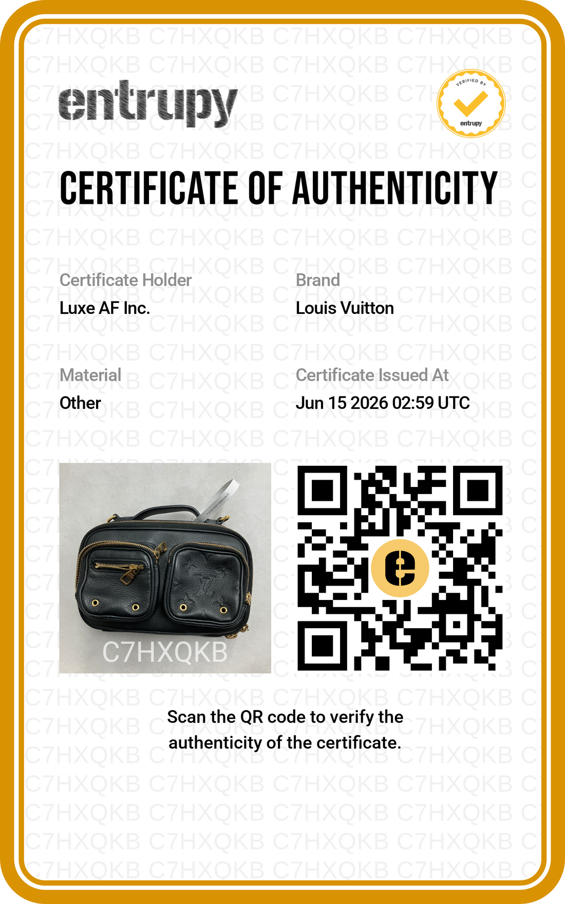 Louis Vuitton Utility Crossbody Black Empreinte Leather Handle Bag LV3046
