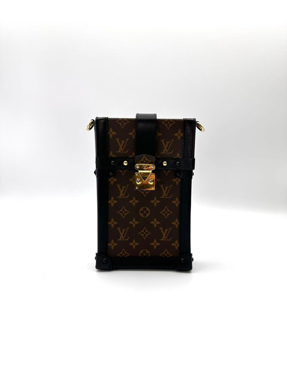 Louis Vuitton Trunk Vertical Monogram Canvas Shoulder Bag LV3011