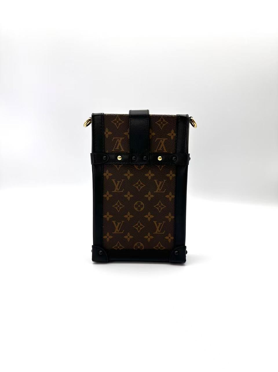 Louis Vuitton Trunk Vertical Monogram Canvas Shoulder Bag LV3011