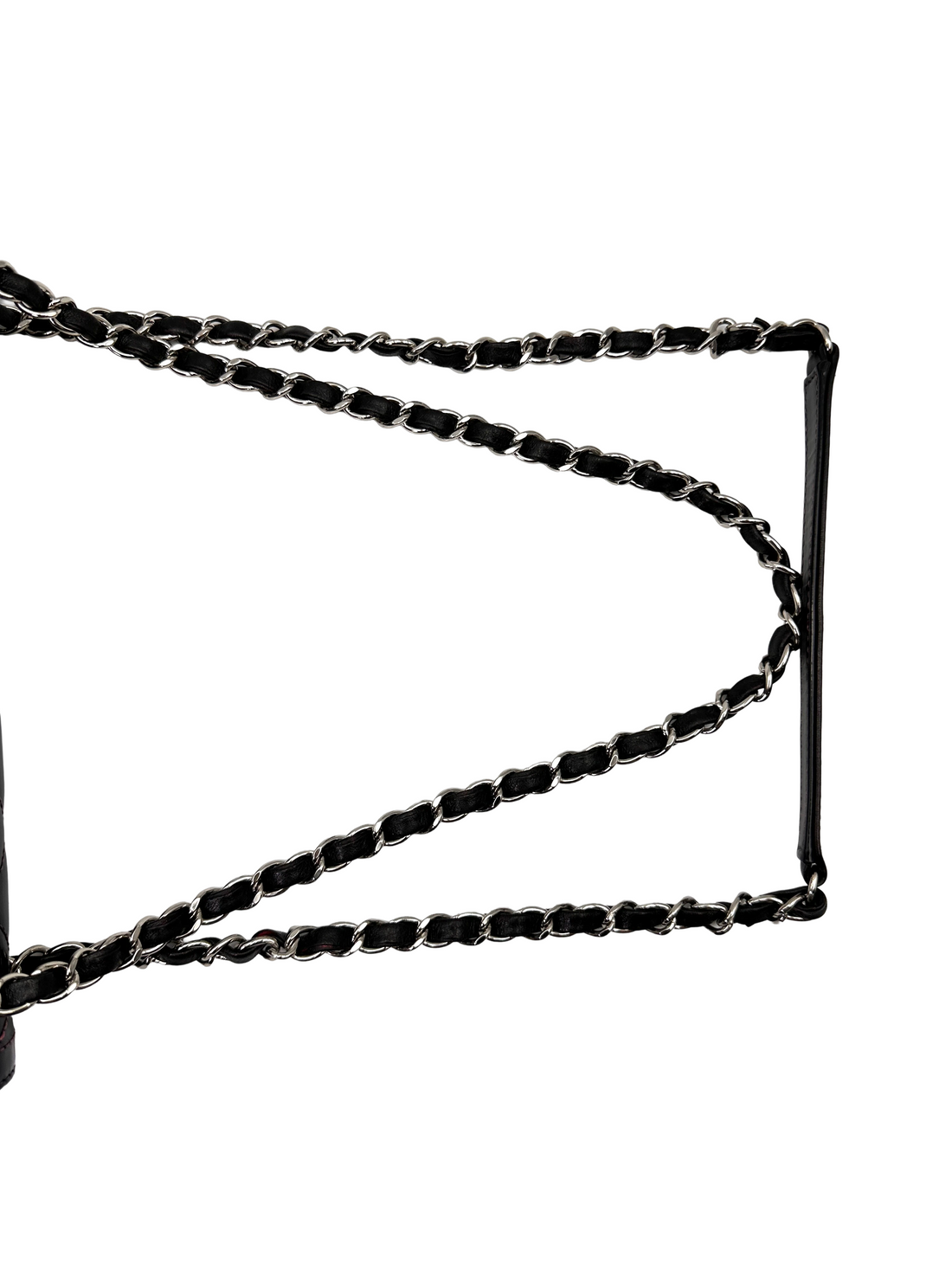 Chanel Classic Flap Black Quilted Patent Leather Shoulder Bag With Silver Buckle(20***65) CC2187