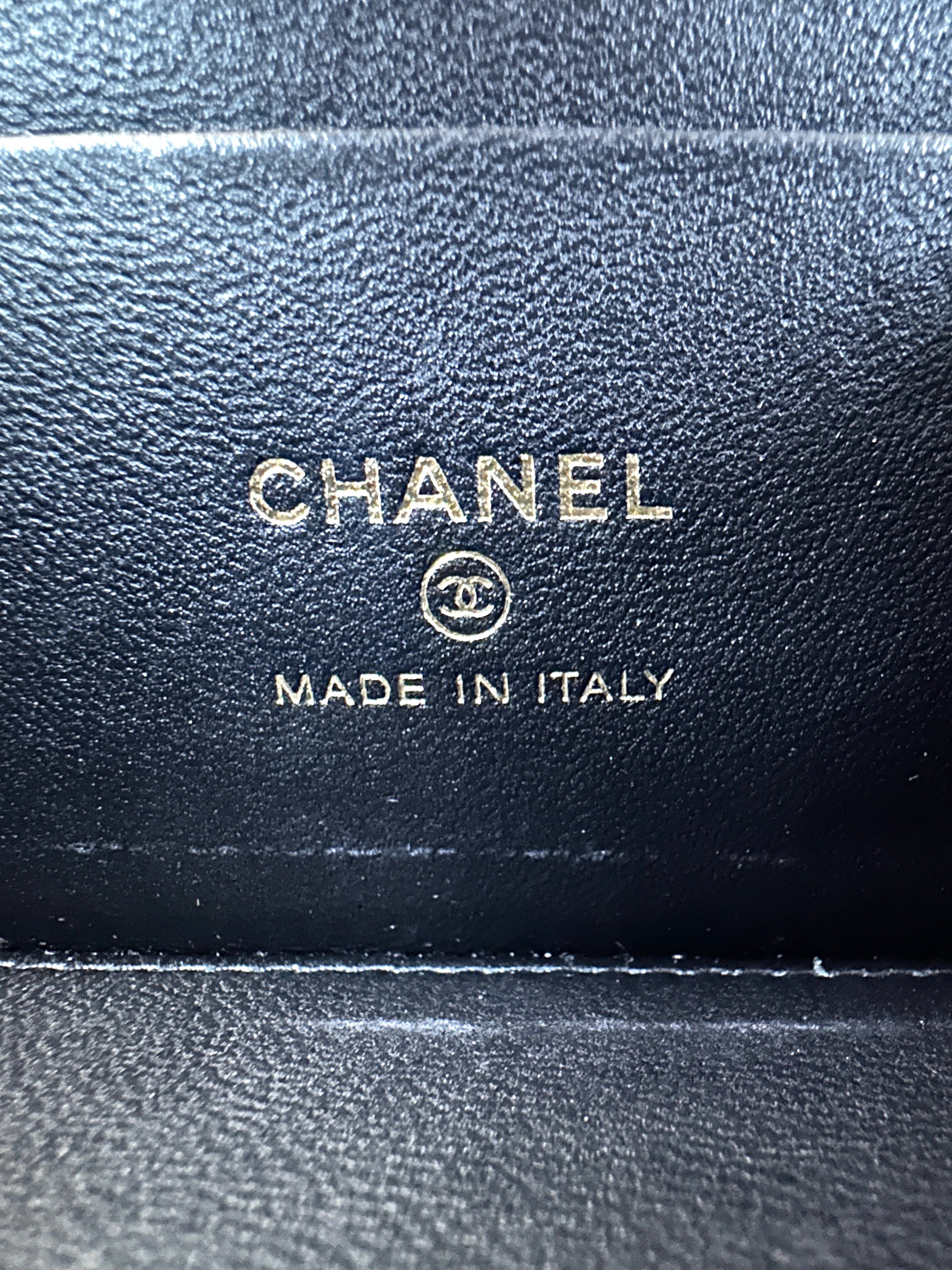 Chanel Black Quilted Leather Vanity Case(J1***7A) CC2185