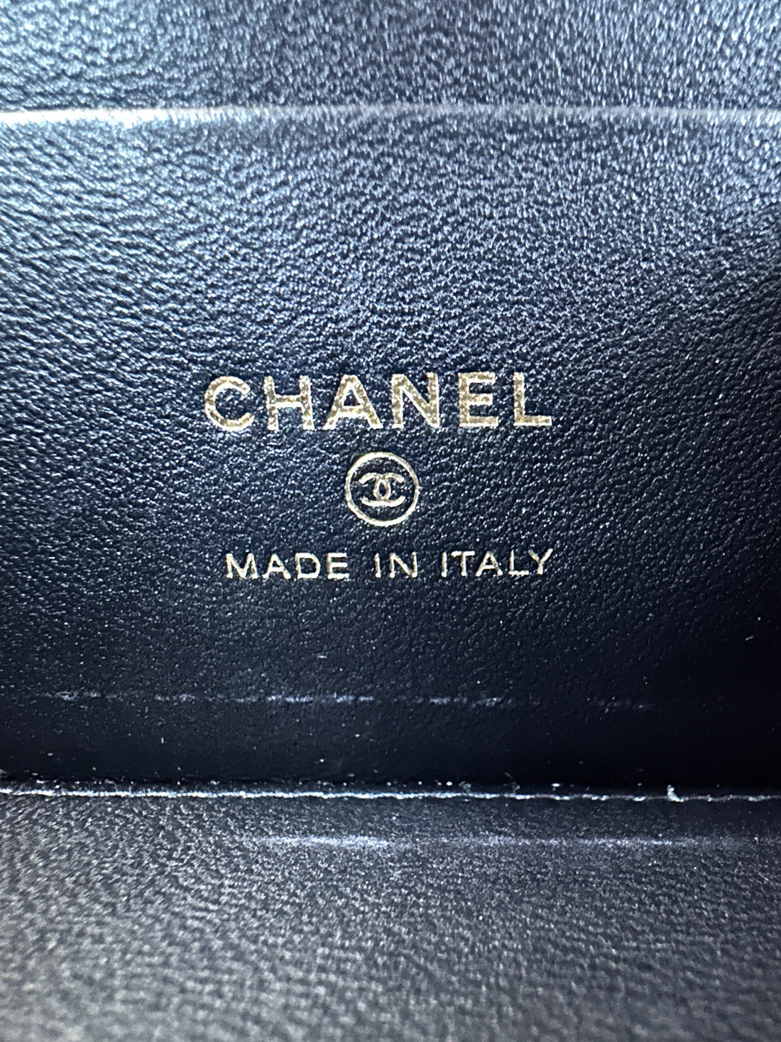 Chanel Black Quilted Leather Vanity Case(J1***7A) CC2185