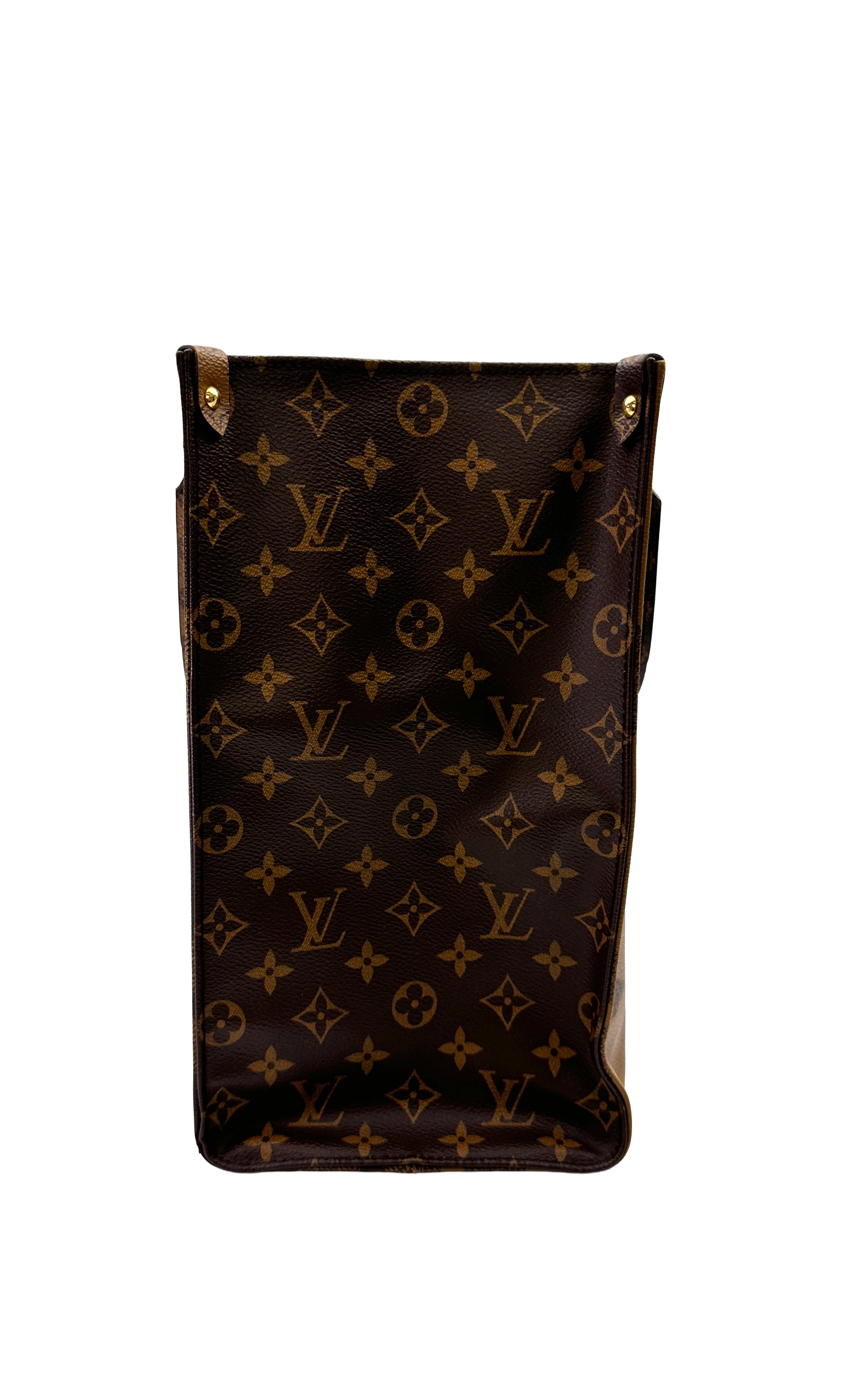 Louis Vuitton Onthego GM Monogram Canvas Handle Bag LV3048