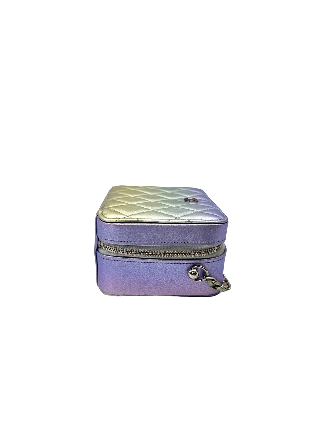 Chanel Iridescent Purple Quilted Leather Camera Bag(31***70) CC2190