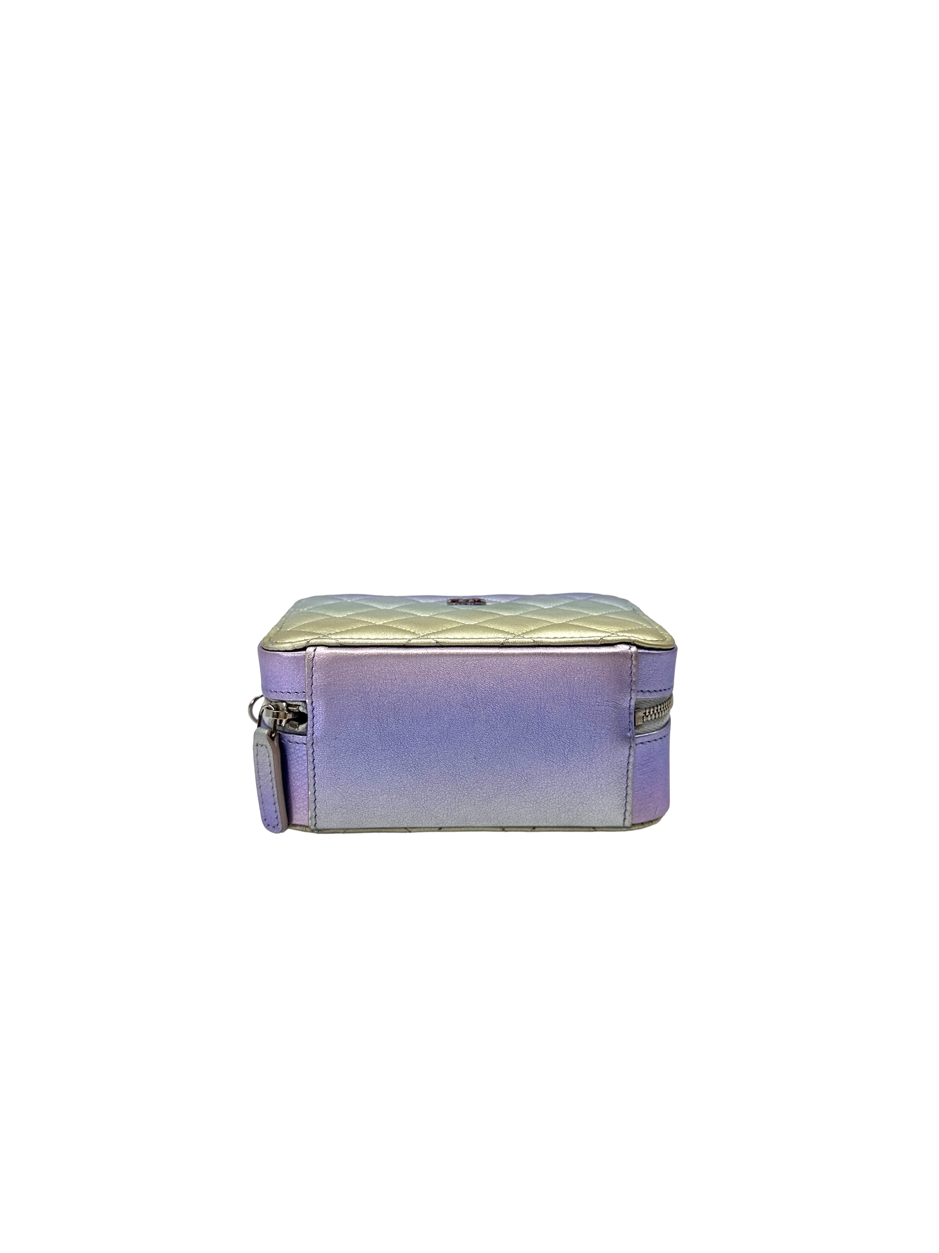 Chanel Iridescent Purple Quilted Leather Camera Bag(31***70) CC2190