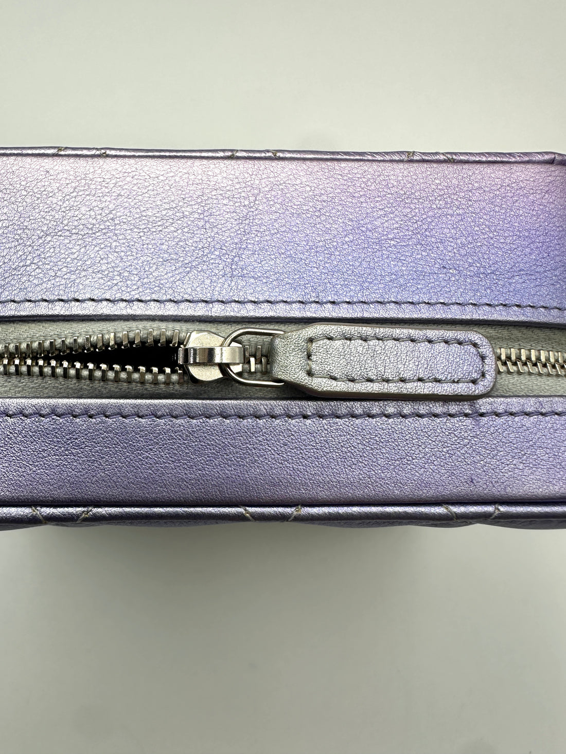 Chanel Iridescent Purple Quilted Leather Camera Bag(31***70) CC2190