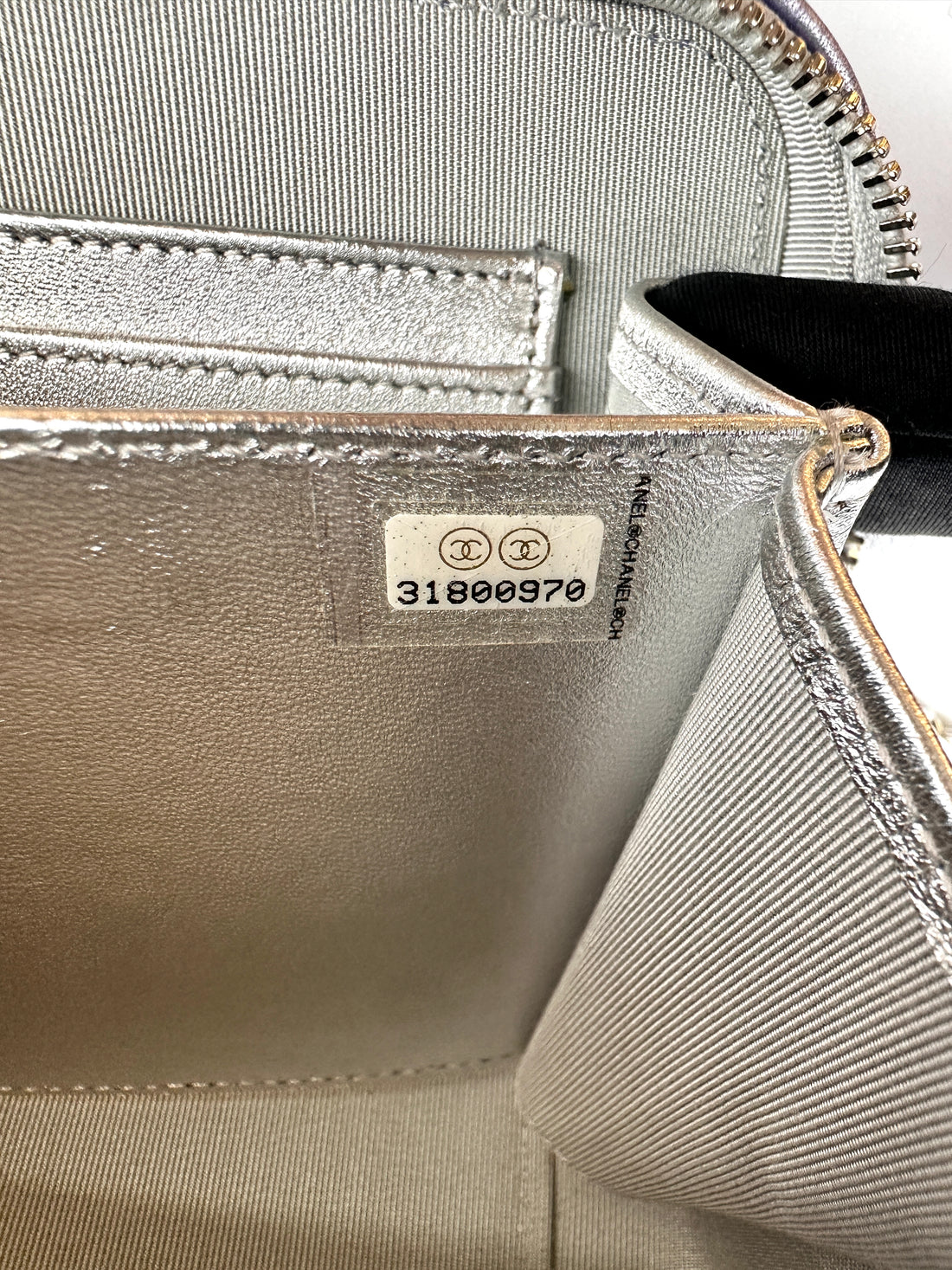 Chanel Iridescent Purple Quilted Leather Camera Bag(31***70) CC2190