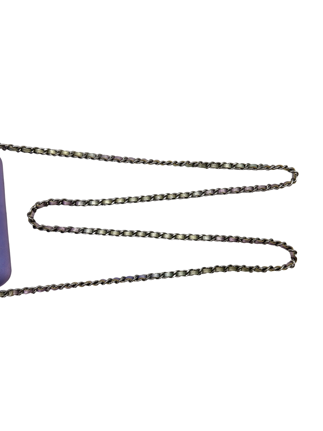 Chanel Iridescent Purple Quilted Leather Camera Bag(31***70) CC2190
