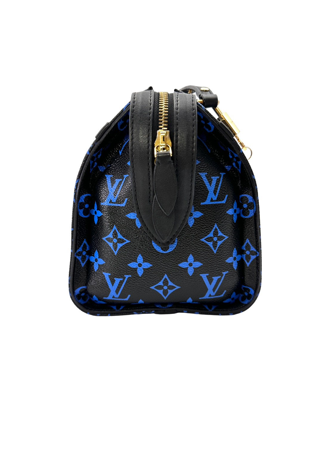 Louis Vuitton Speedy25 Amazon Black/Blue Monogram Shoulder Bag LV3054
