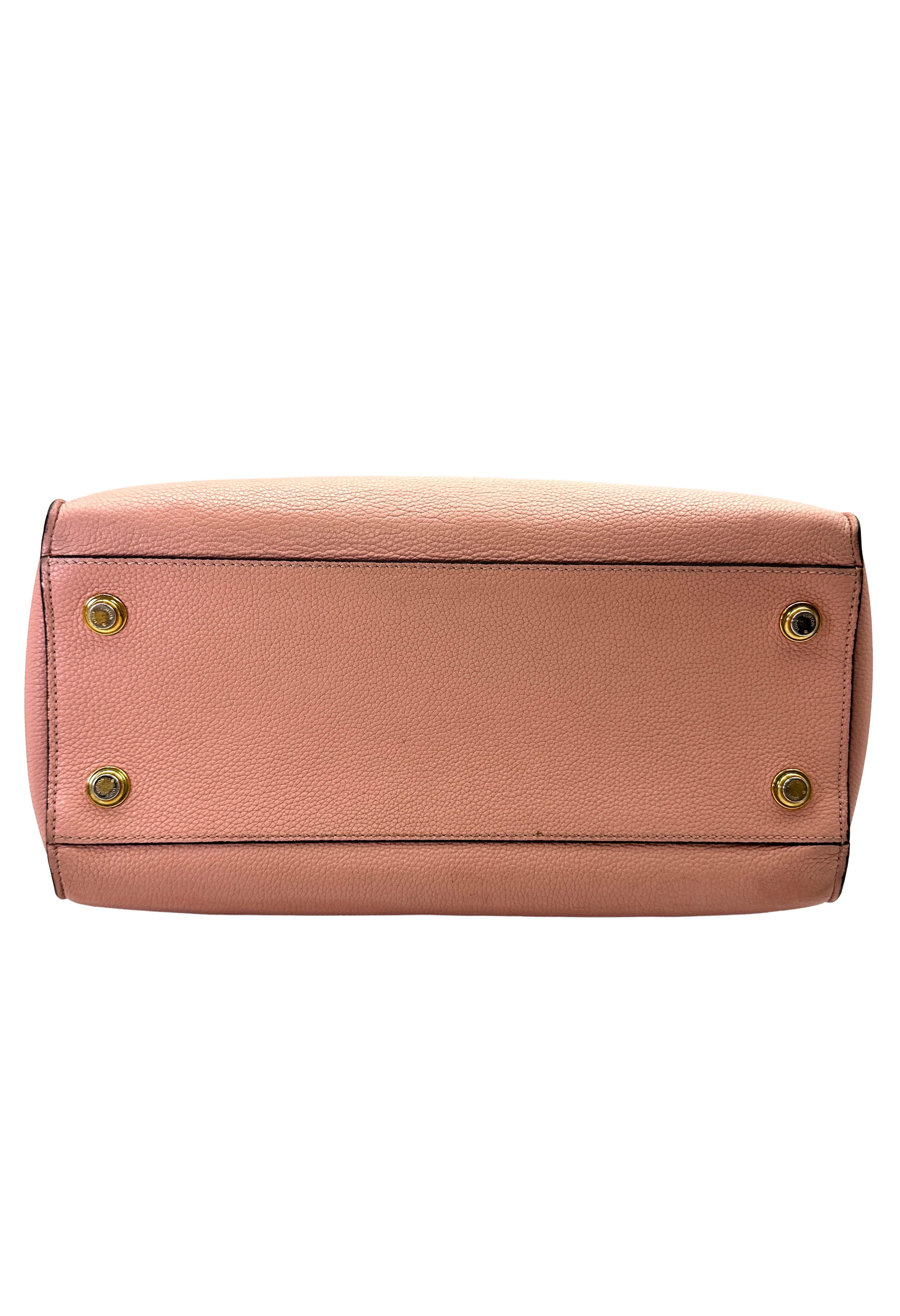 Louis Vuitton City Steamer MM Black/Pink Leather Handle Bag LV3055