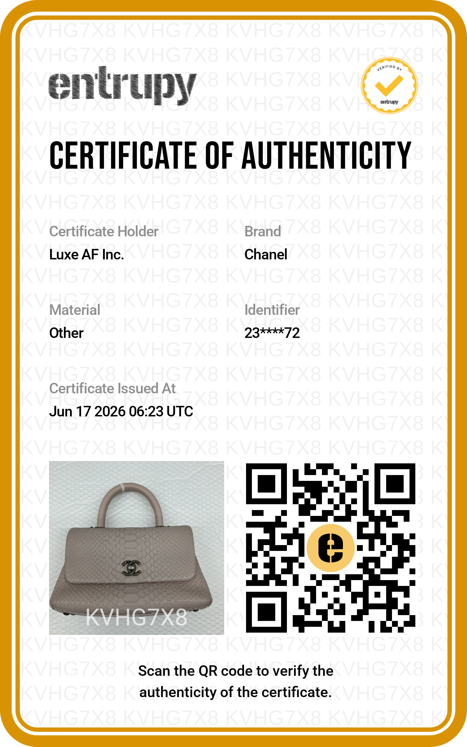 Chanel CoCo Handle Light Pink Python Leather Shoulder Bag(23***72) CC2189
