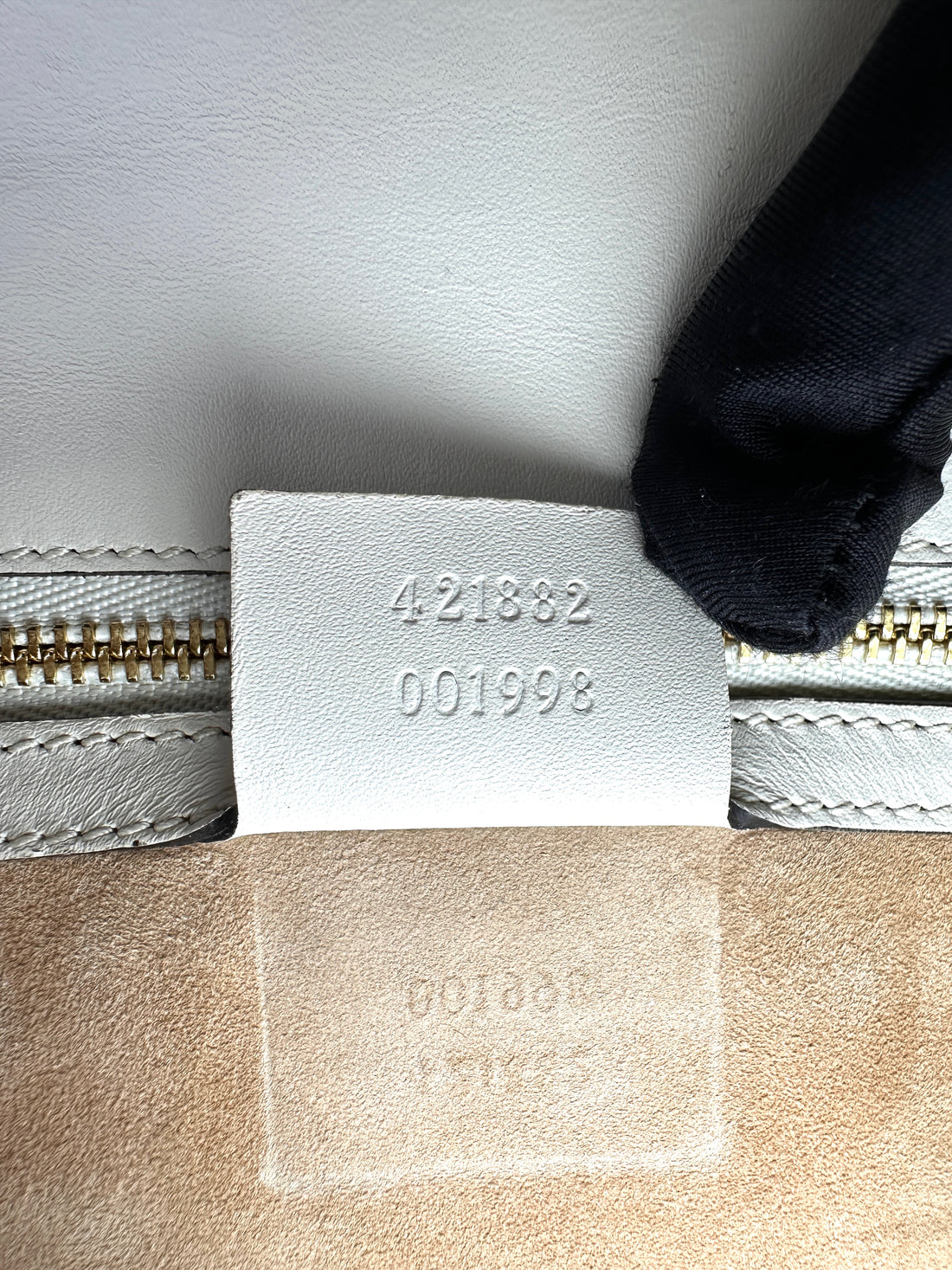 Gucci Sylvie White Leather Shoulder Bag GG1348