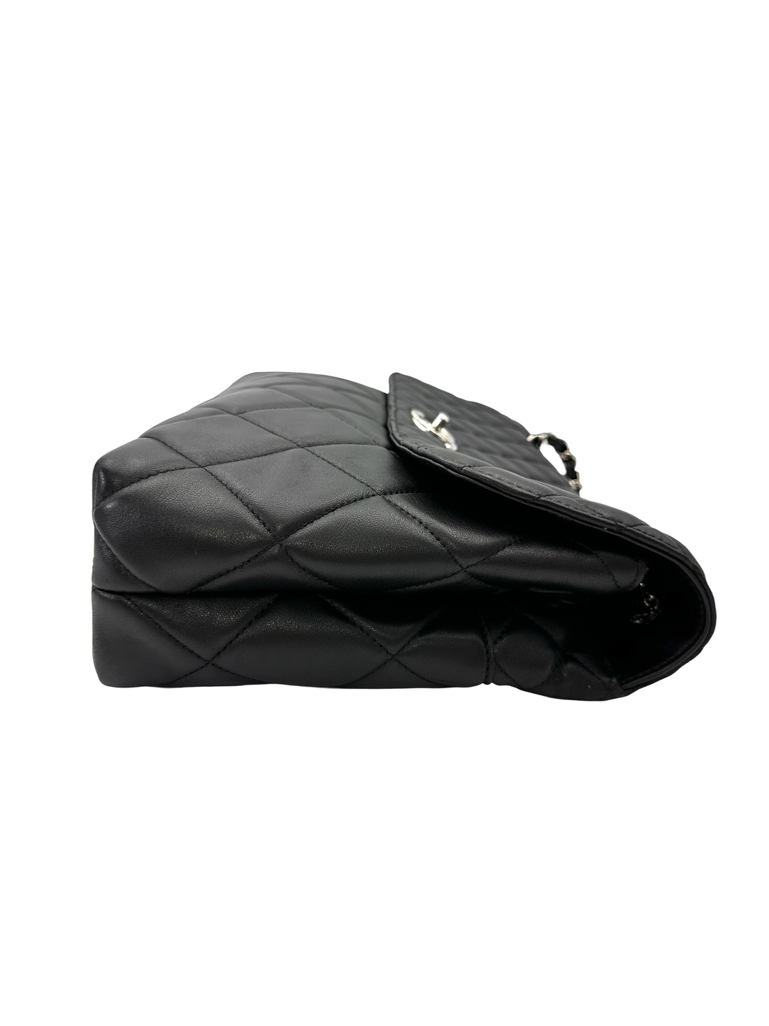 Chanel Black Quilted Lambskin Flap Bag(14***02) CC2198