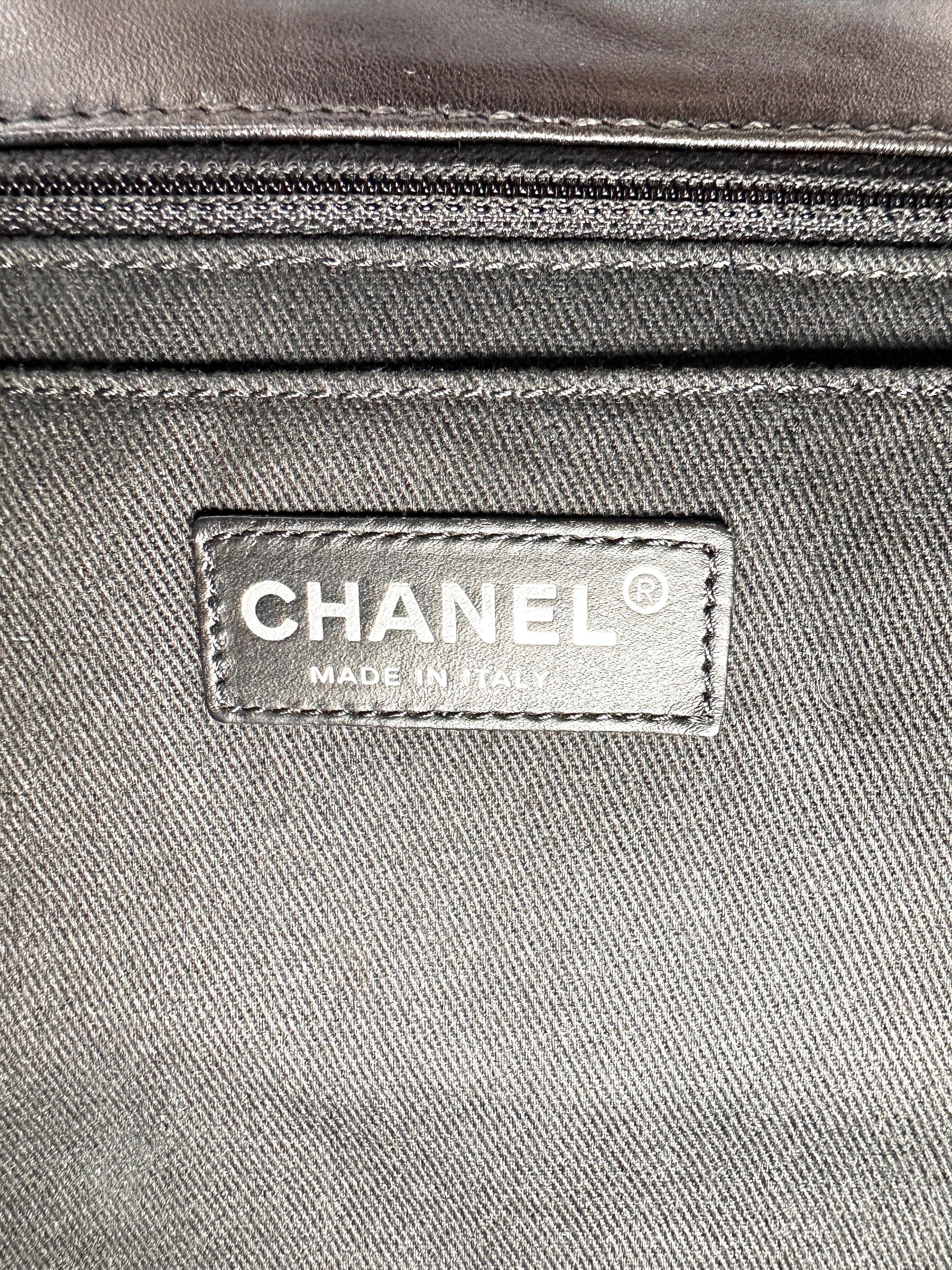 Chanel Black Quilted Lambskin Flap Bag(14***02) CC2198