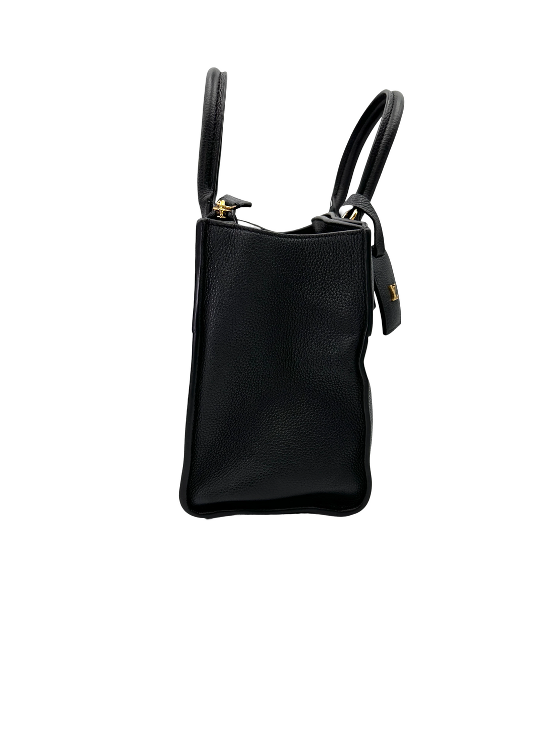 Louis Vuitton City Steamer Black Leather Handle Bag LV3058