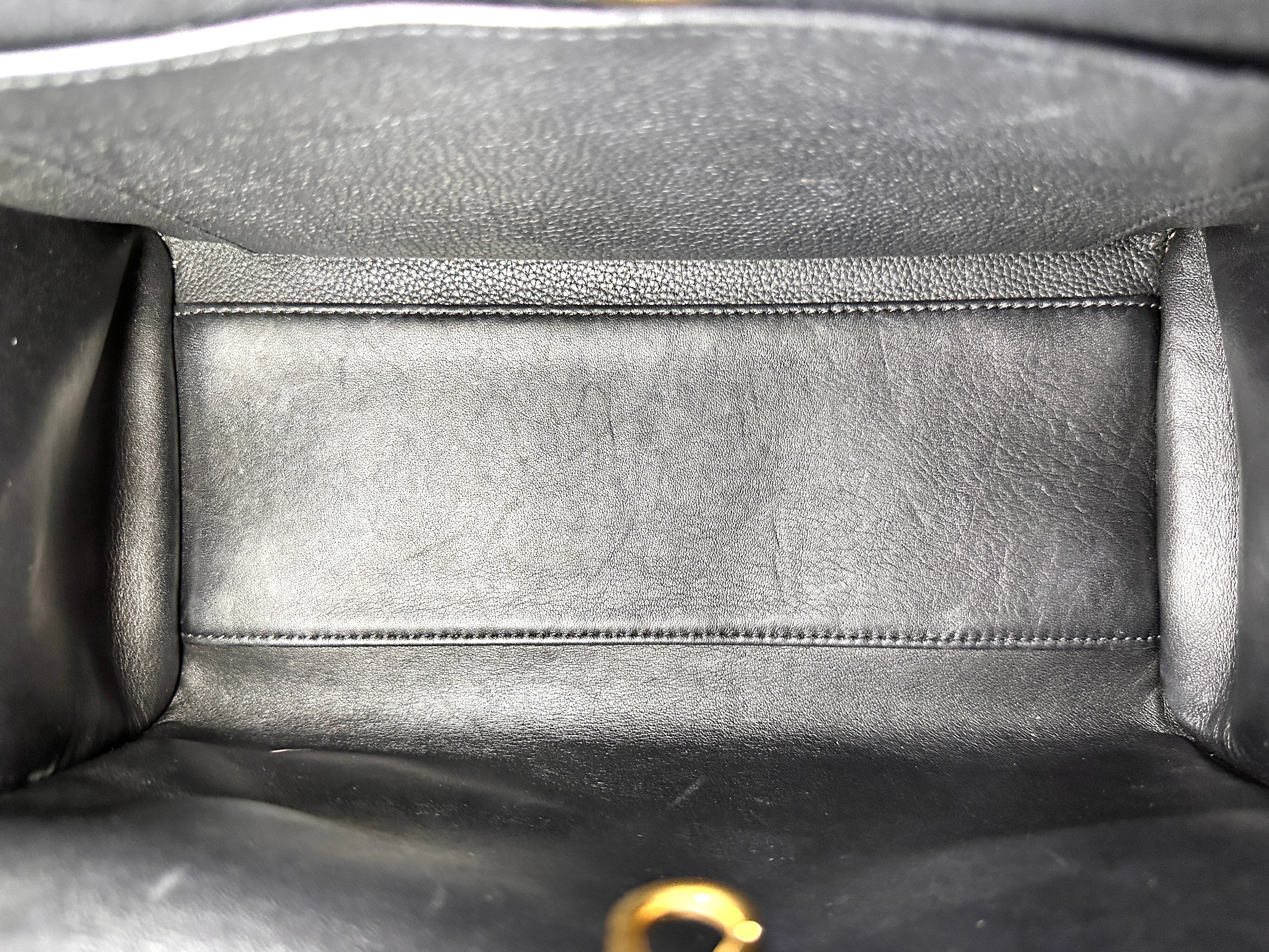 Louis Vuitton City Steamer Black Leather Handle Bag LV3058