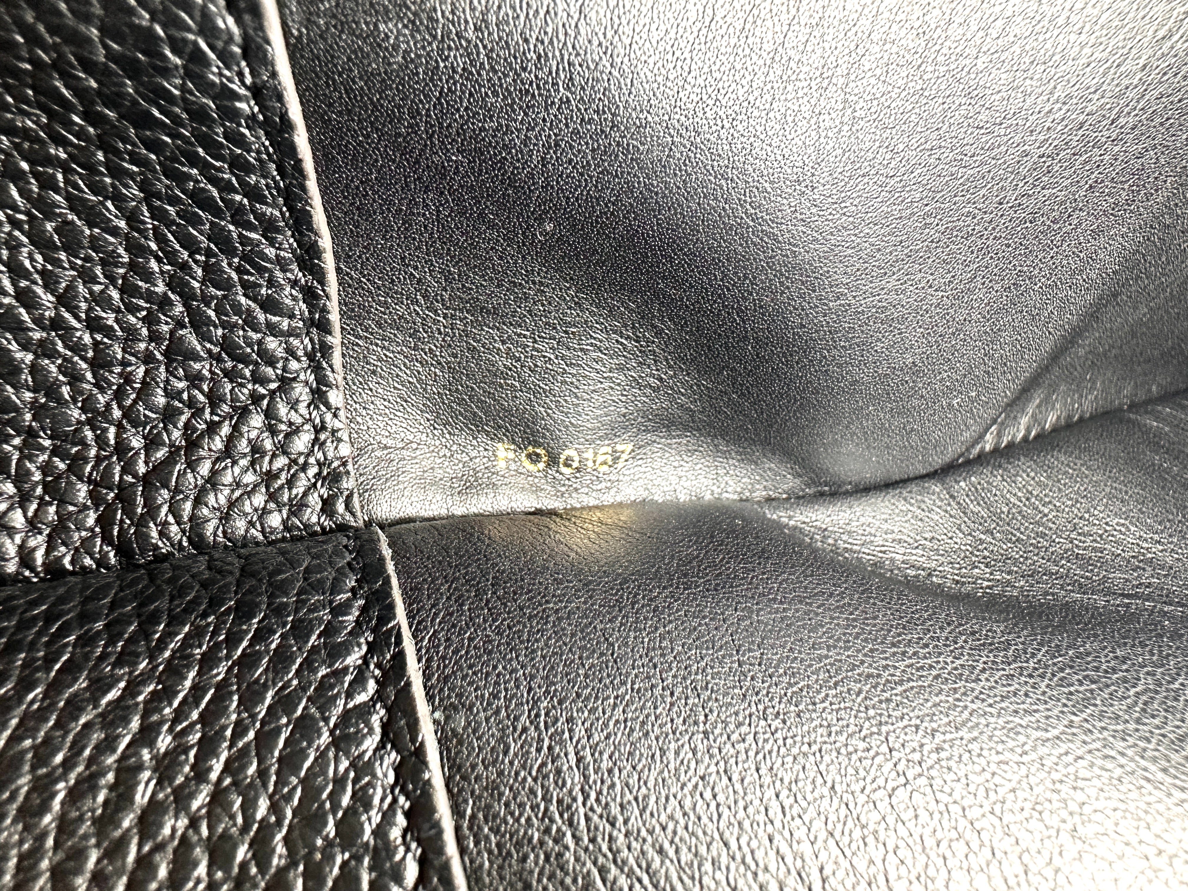 Louis Vuitton City Steamer Black Leather Handle Bag LV3058