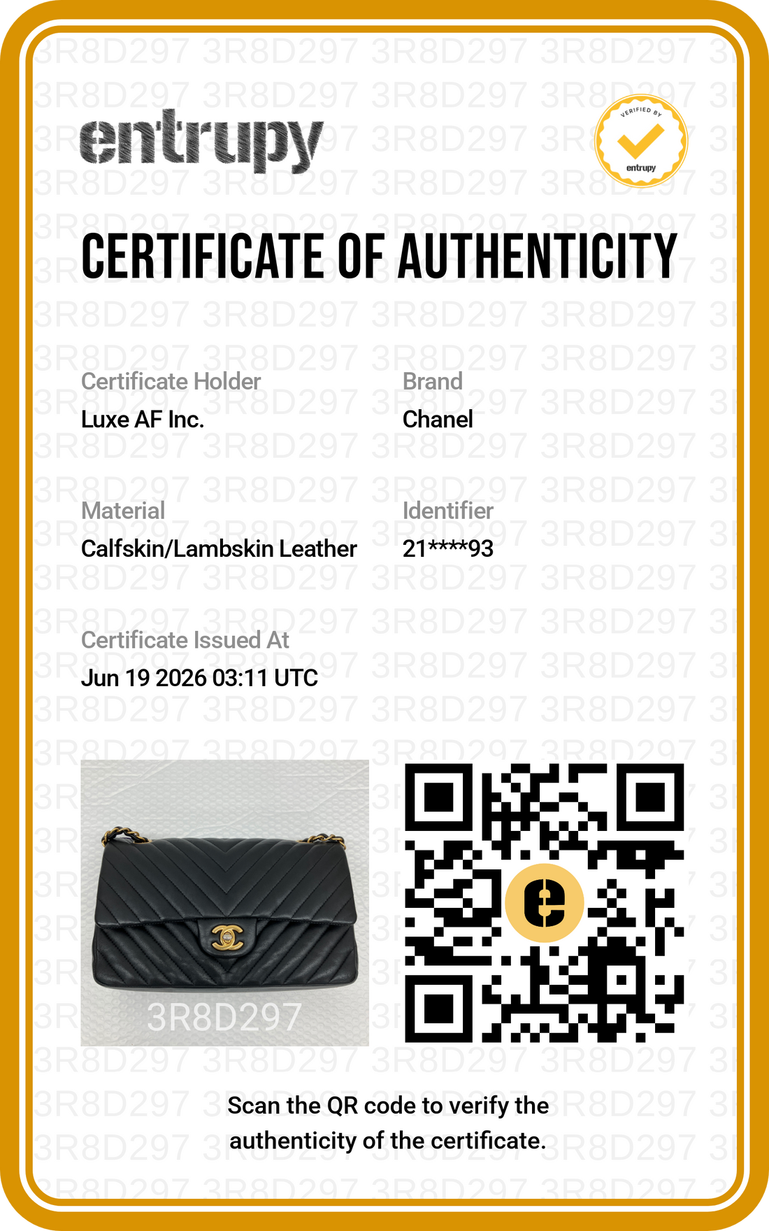 Chanel Classic Flap Black Chevron Quilted Lambskin Medium Size Shoulder Bag With Gold Buckle(21***93) CC2209