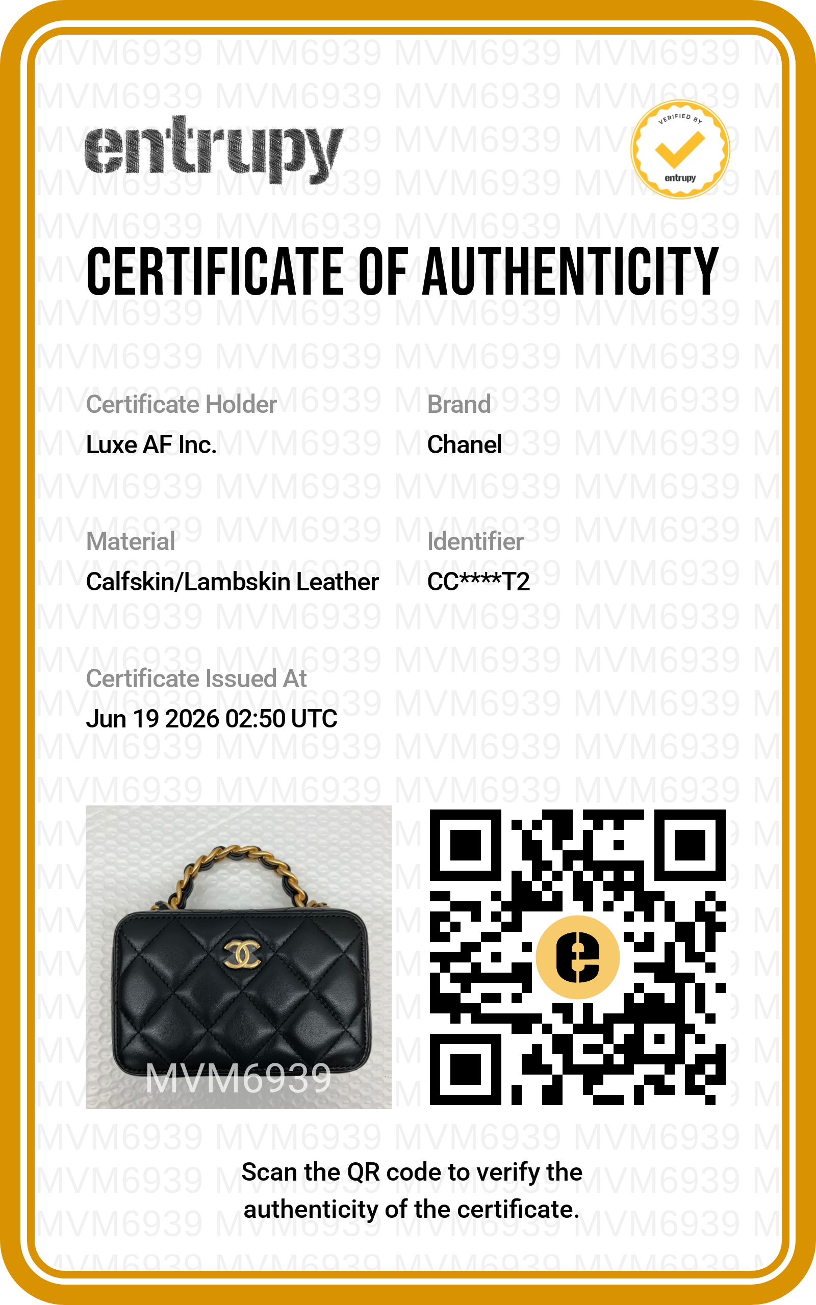 Chanel Black Quilted Leather Top Handle Vanity Case With Gold Hardware(CC***T2) CC2206