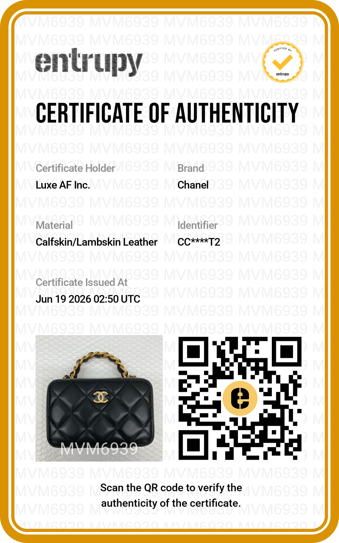 Chanel Black Quilted Leather Top Handle Vanity Case With Gold Hardware(CC***T2) CC2206