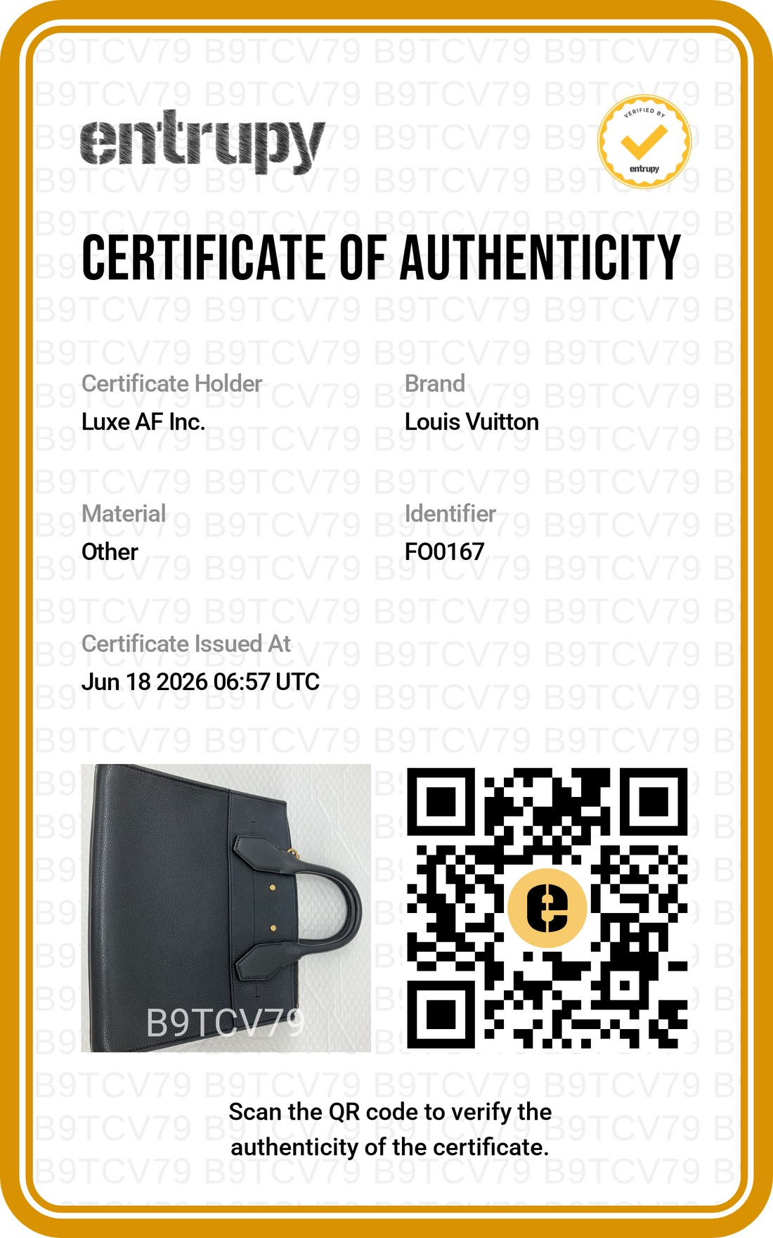 Louis Vuitton City Steamer Black Leather Handle Bag LV3058