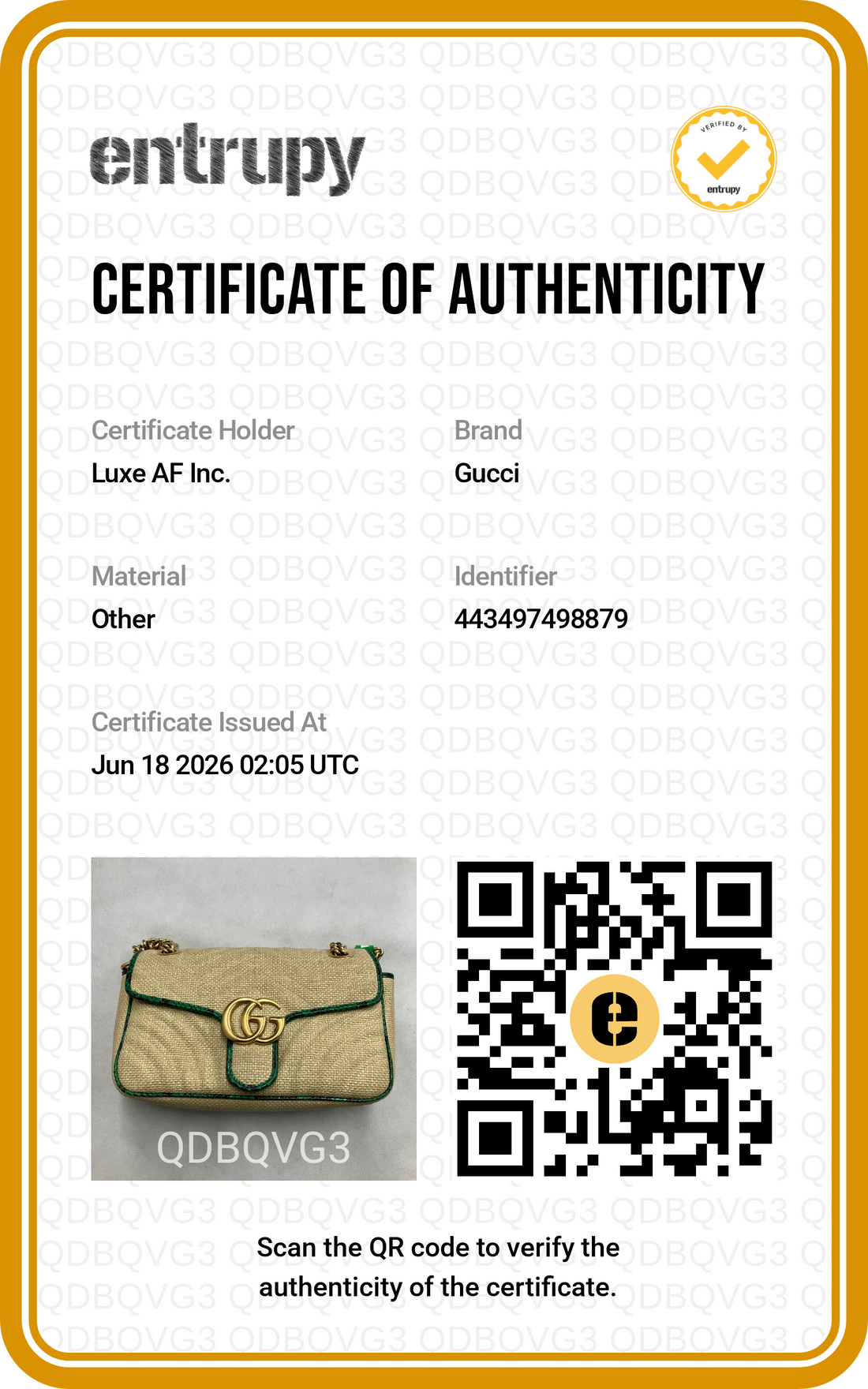 Gucci GG Marmont Beige Raffia Shoulder Bag With Green Trim GG1349