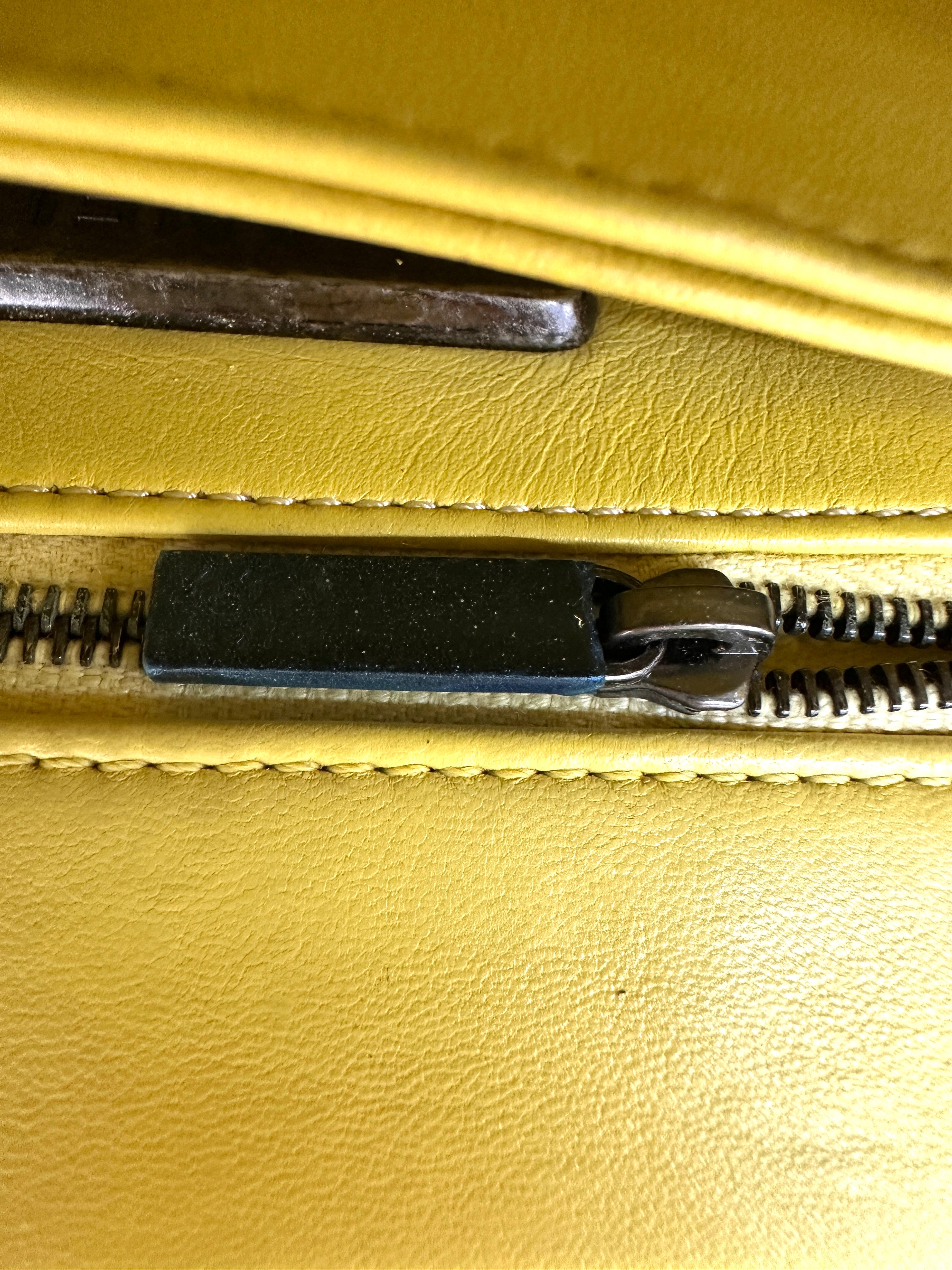 Chanel CoCo Handle Yellow Python Leather Shoulder Bag(23***64) CC2214