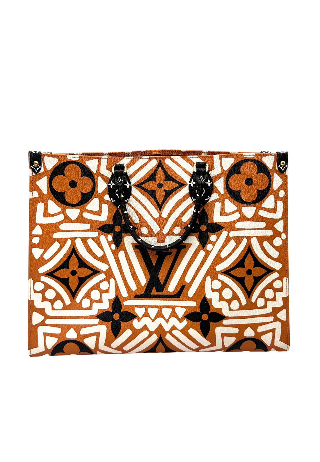 Louis Vuitton Crafty Caramel/White Gaint Monogram Canvas Tote Bag LV3063