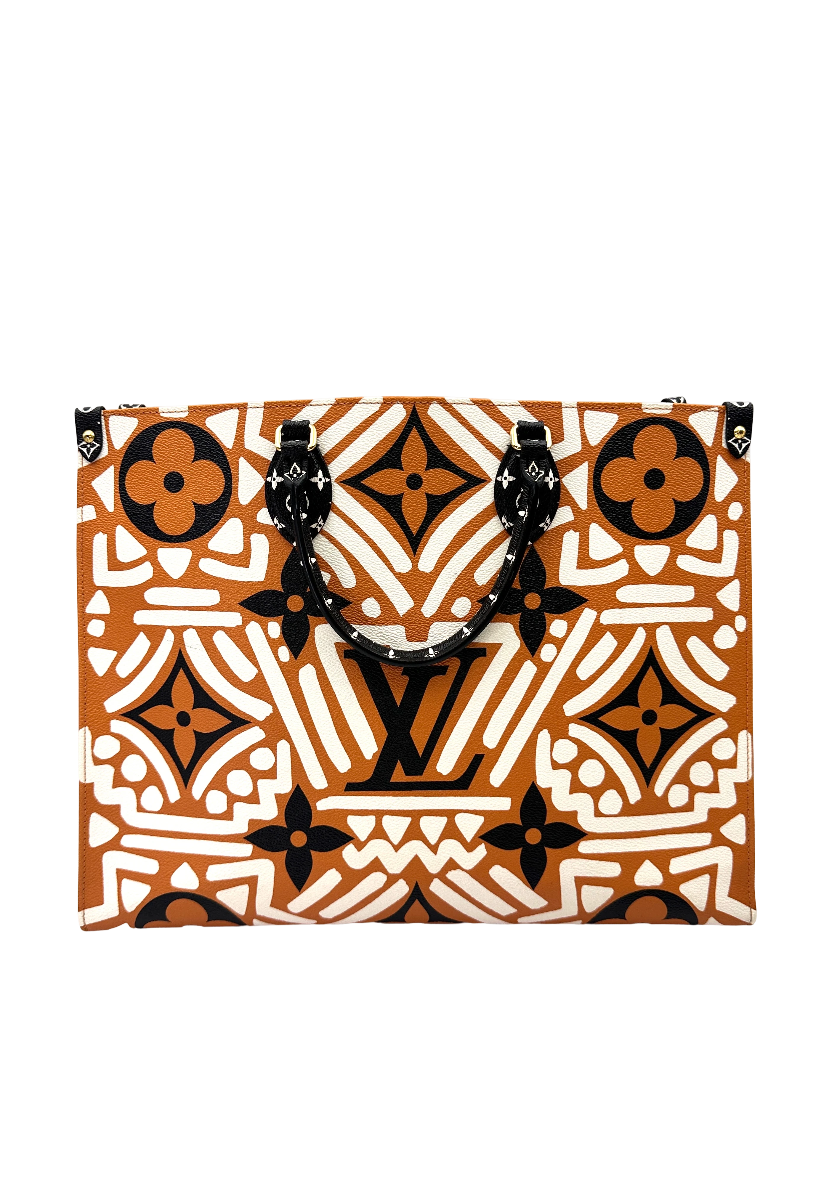 Louis Vuitton Crafty Caramel/White Gaint Monogram Canvas Tote Bag LV3063
