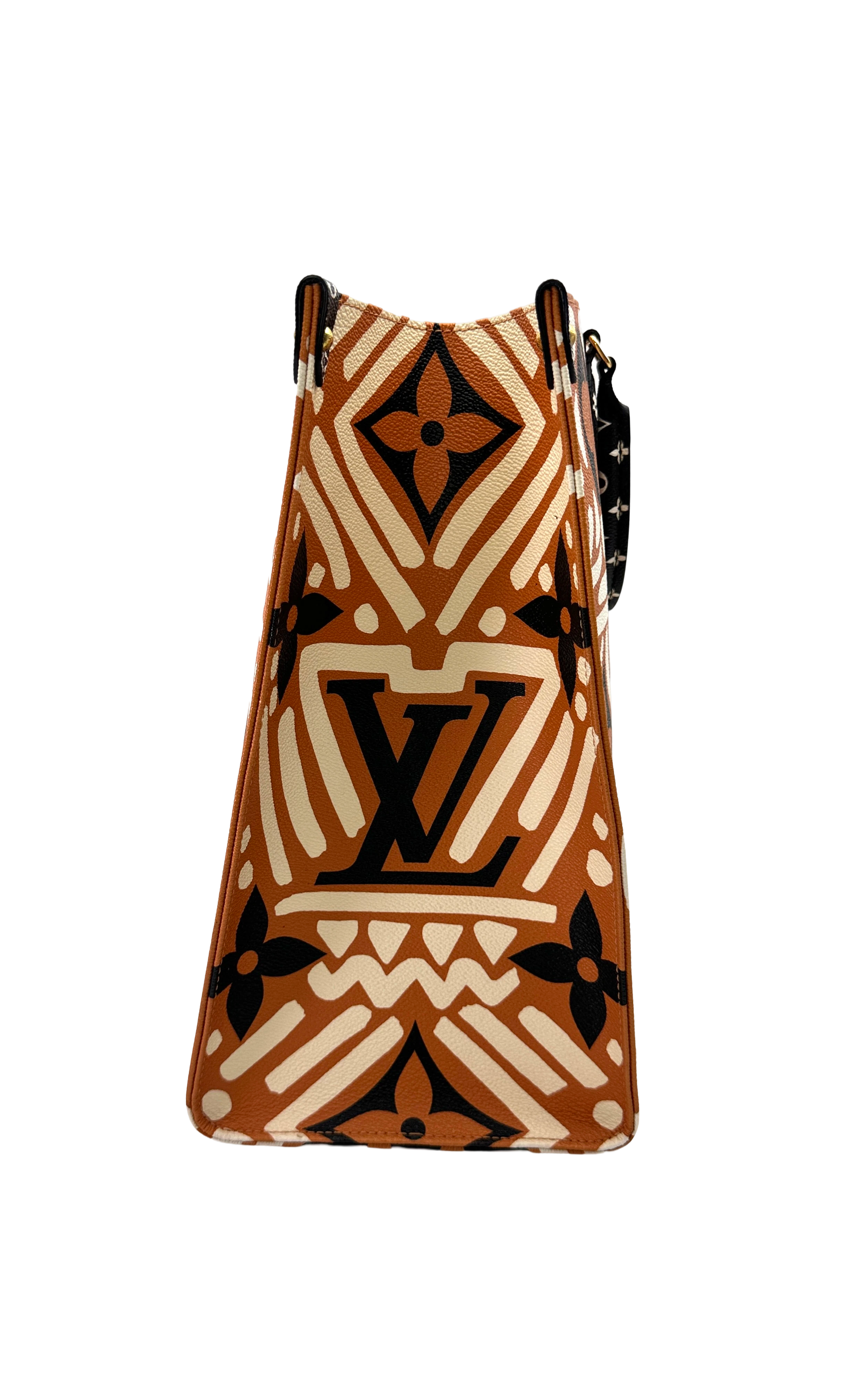 Louis Vuitton Crafty Caramel/White Gaint Monogram Canvas Tote Bag LV3063