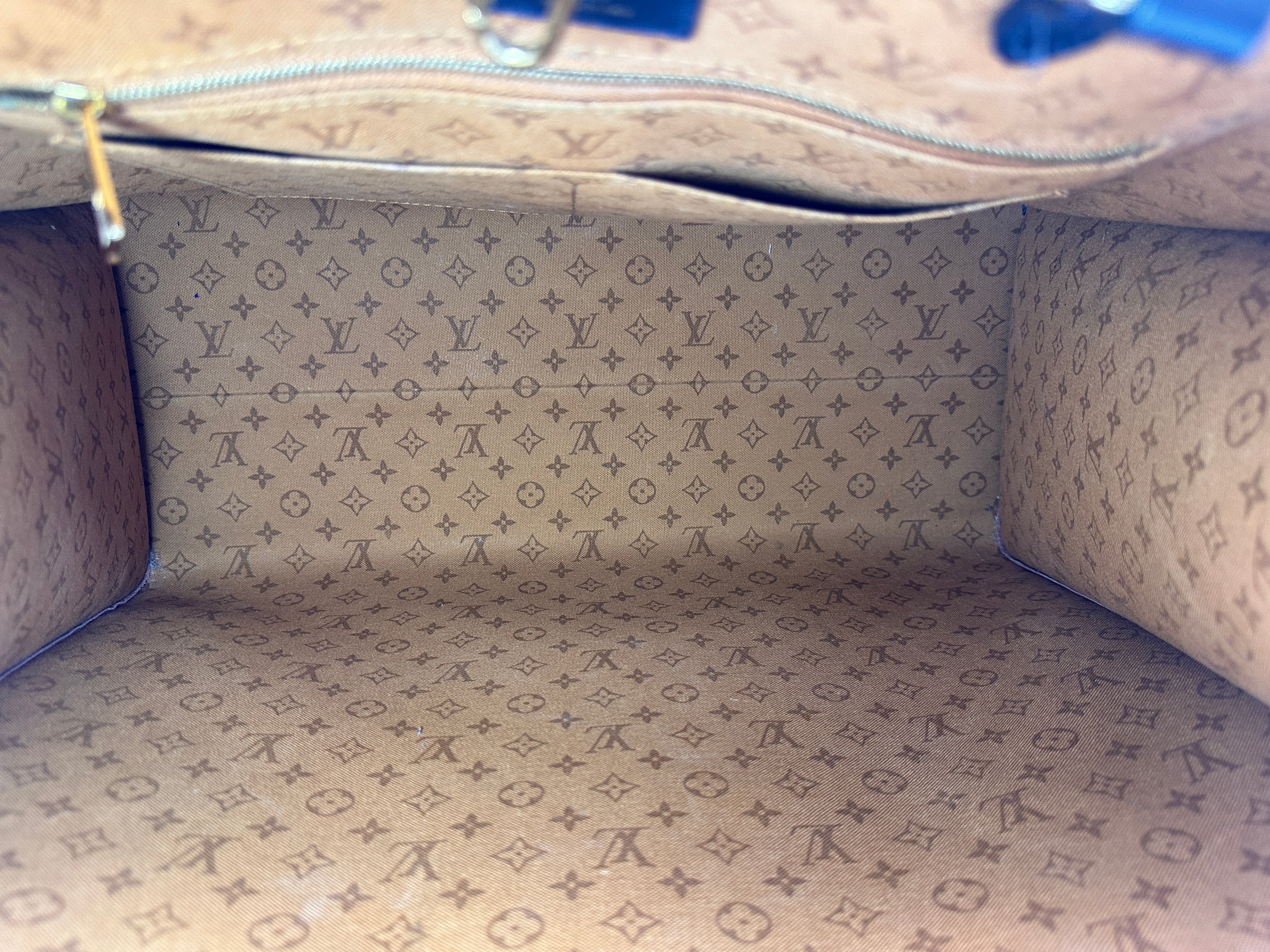 Louis Vuitton Crafty Caramel/White Gaint Monogram Canvas Tote Bag LV3063